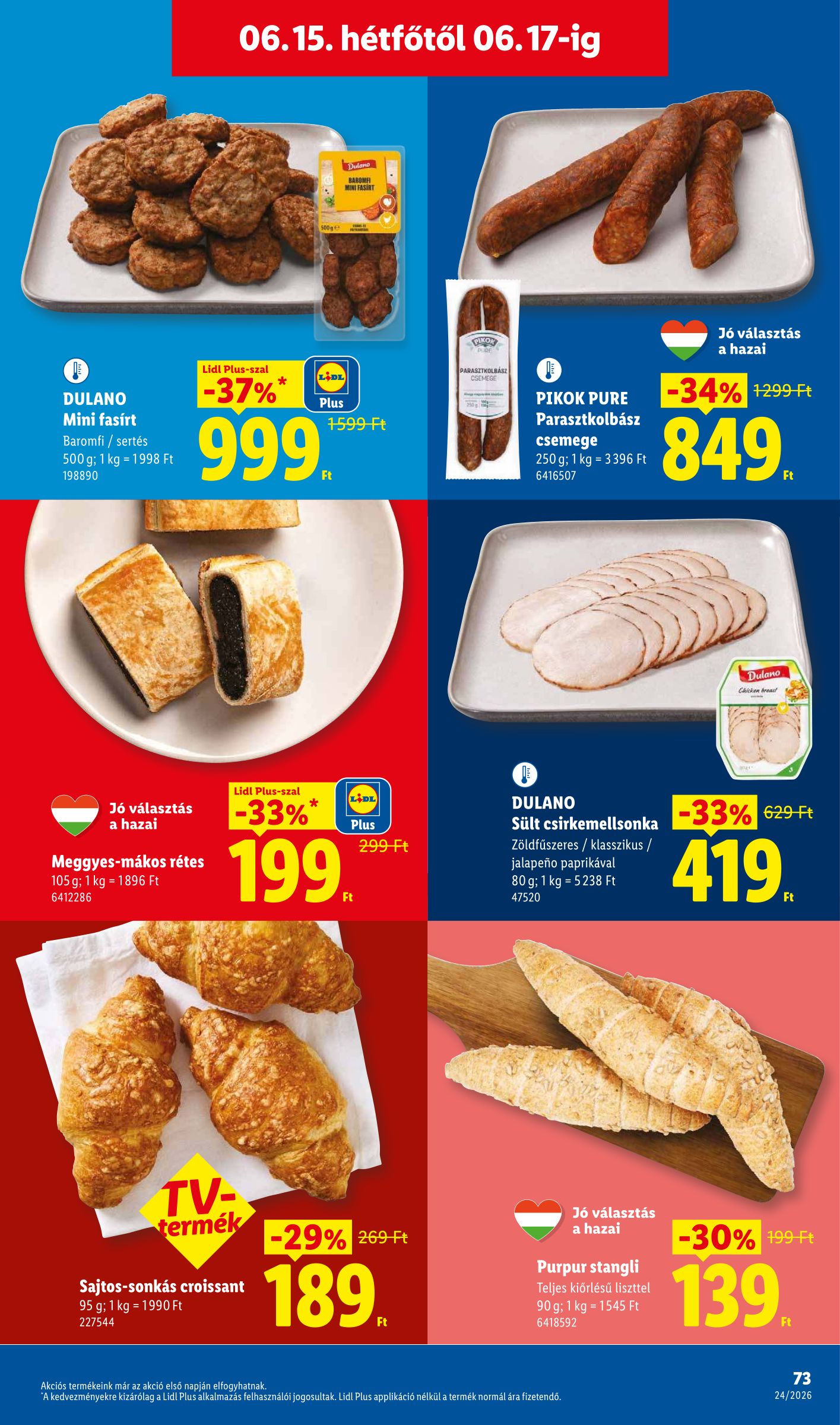 lidl - Aktuális Lidl szórólap érvényes csütörtöktől 2026.06.11.-től szerdától 2026.06.17.-ig - page: 73