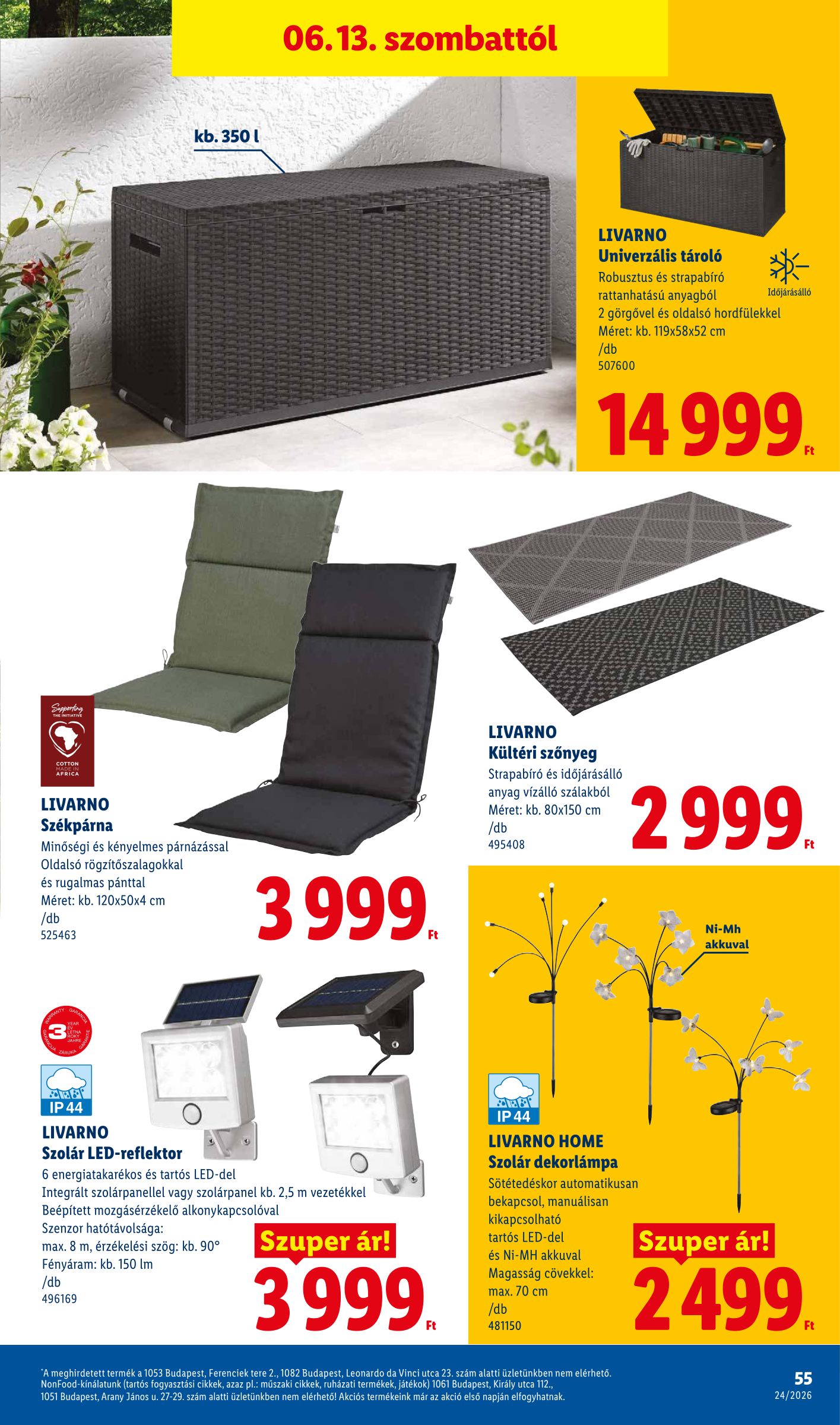 lidl - Aktuális Lidl szórólap érvényes csütörtöktől 2026.06.11.-től szerdától 2026.06.17.-ig - page: 55