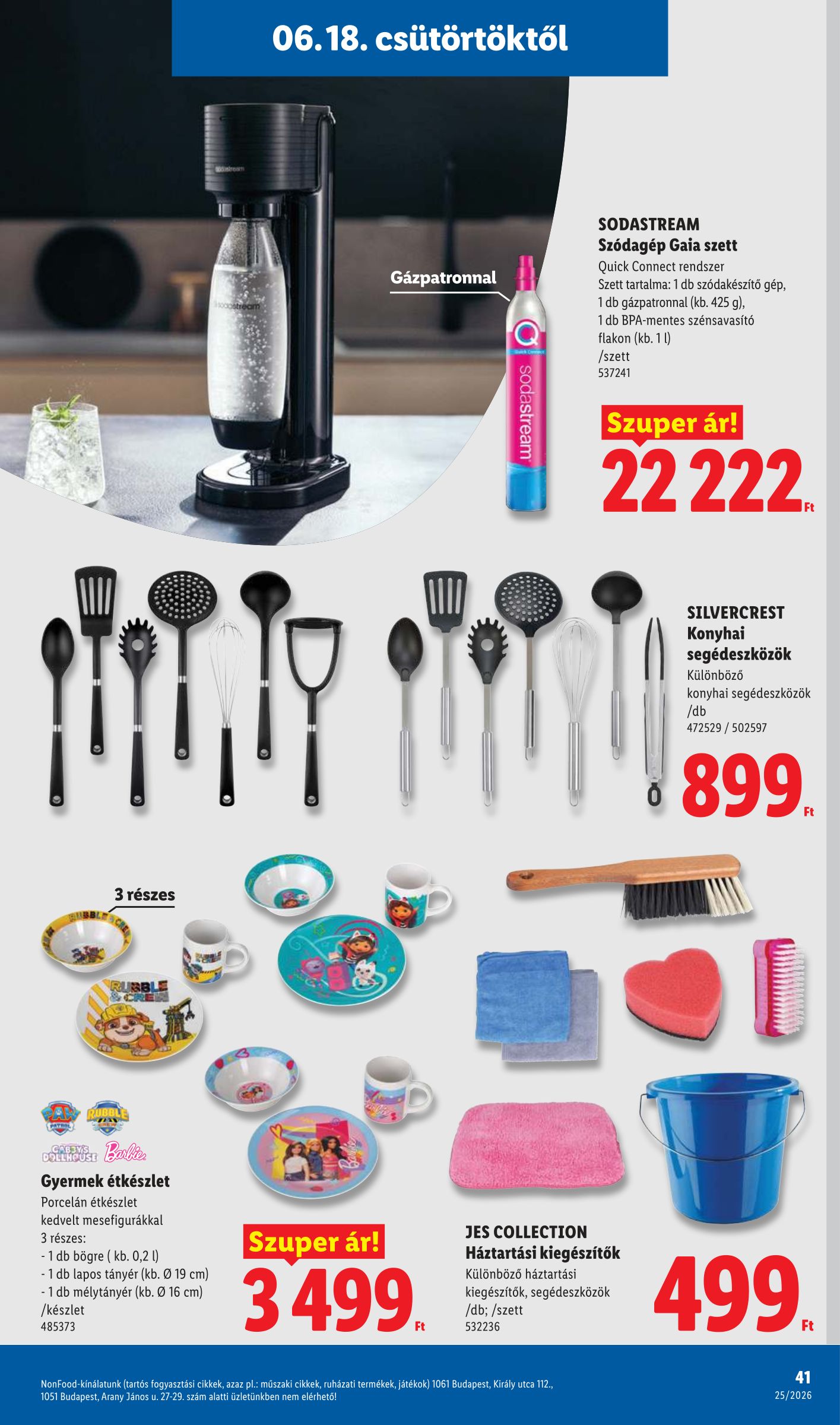 lidl - Lidl hirdetmény a következő hétre csütörtöktől 2026.06.18.-tól szerdától 2026.06.24.-ig - page: 41