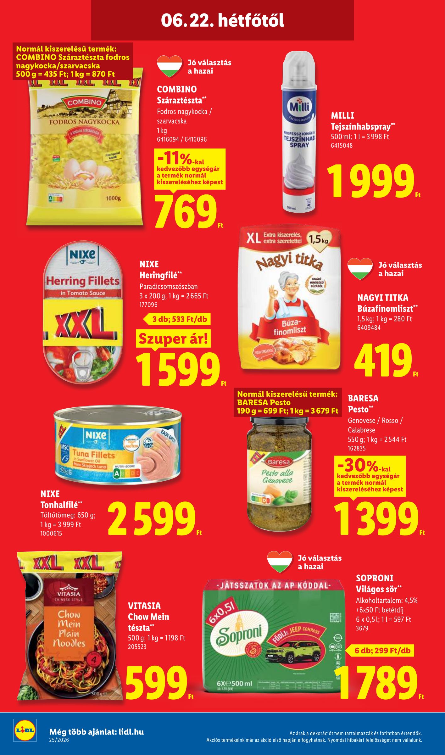lidl - Lidl hirdetmény a következő hétre csütörtöktől 2026.06.18.-tól szerdától 2026.06.24.-ig - page: 76
