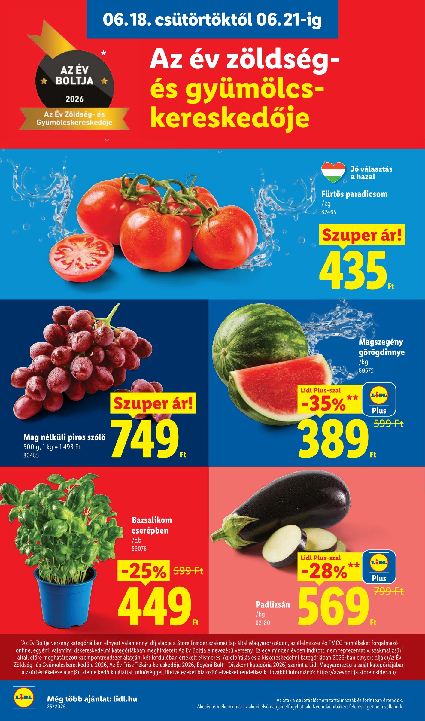 lidl - Lidl hirdetmény a következő hétre csütörtöktől 2026.06.18.-tól szerdától 2026.06.24.-ig - page: 2