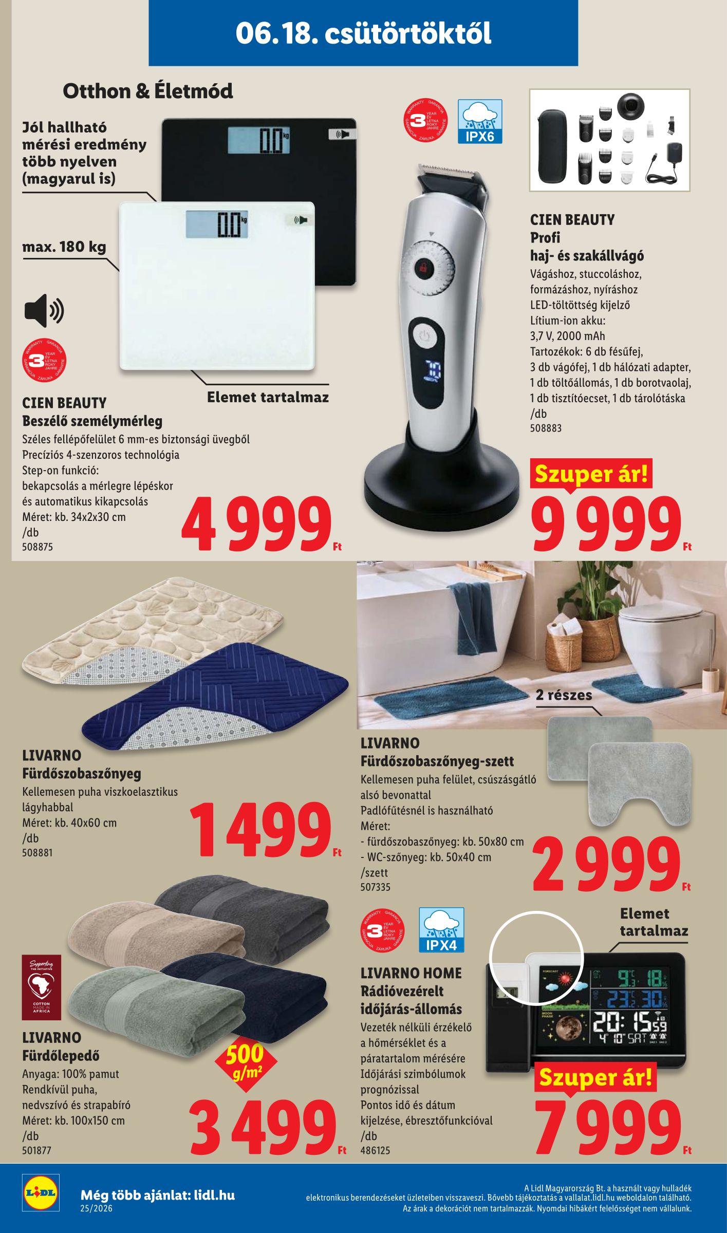 lidl - Lidl hirdetmény a következő hétre csütörtöktől 2026.06.18.-tól szerdától 2026.06.24.-ig - page: 36