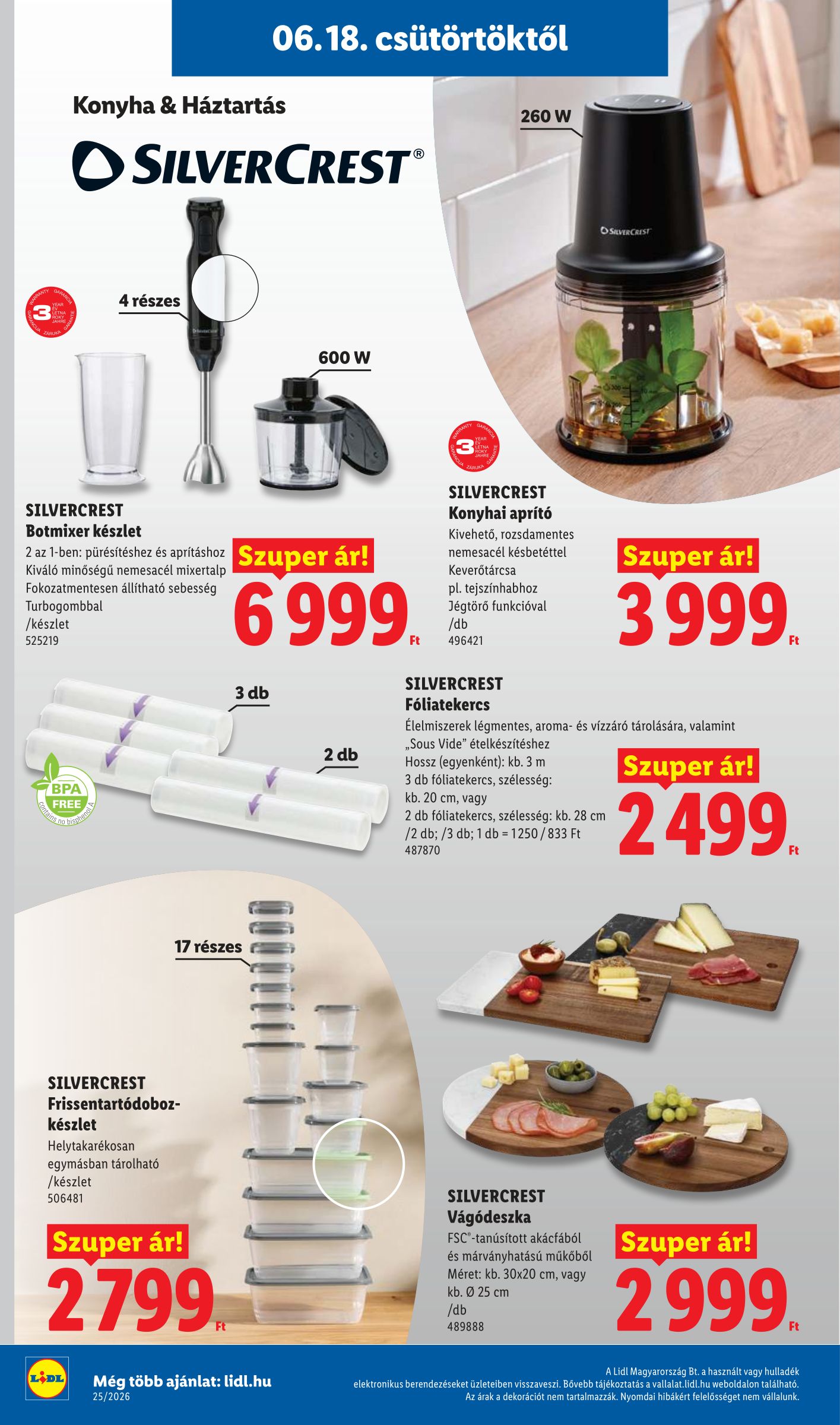 lidl - Lidl hirdetmény a következő hétre csütörtöktől 2026.06.18.-tól szerdától 2026.06.24.-ig - page: 40