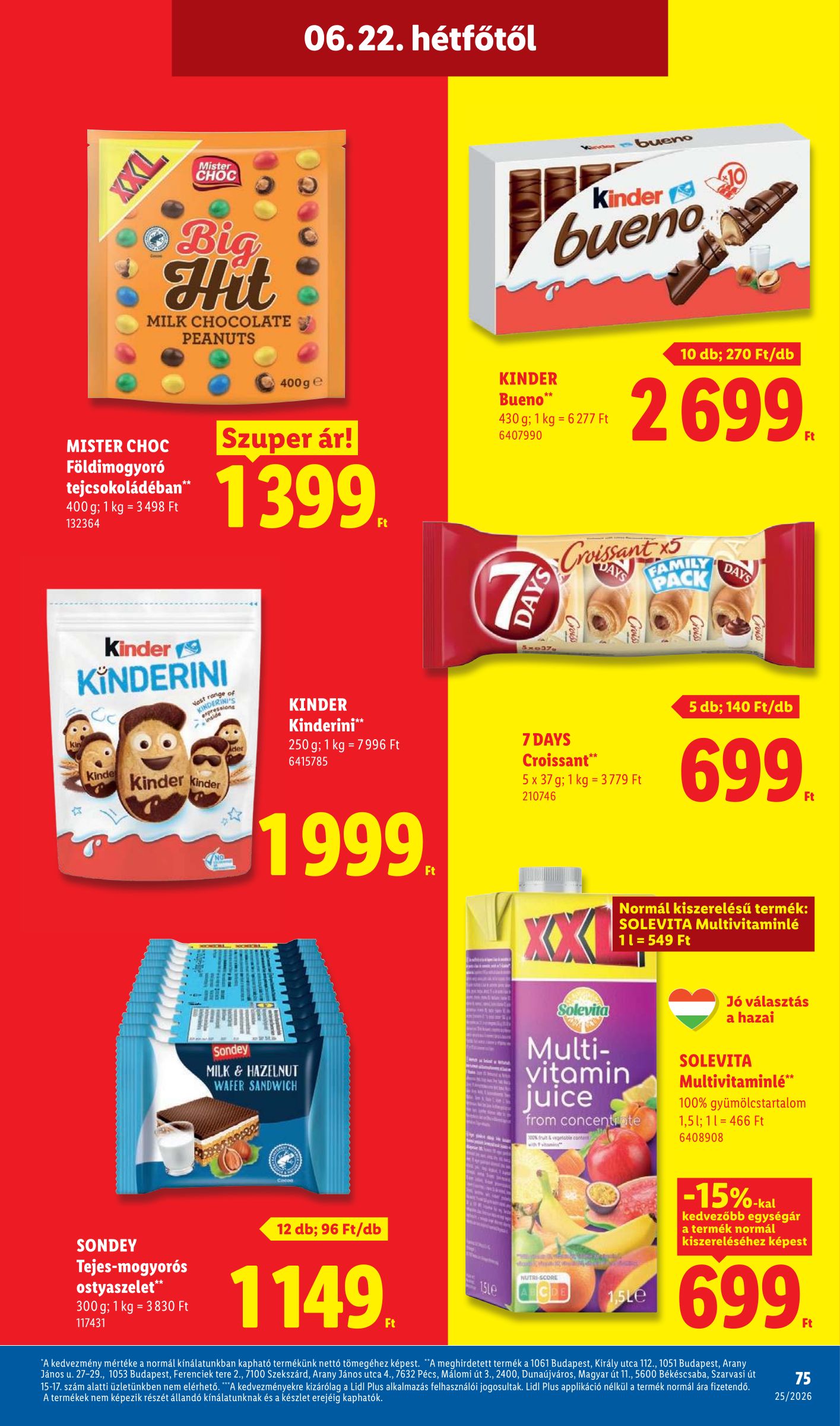 lidl - Lidl hirdetmény a következő hétre csütörtöktől 2026.06.18.-tól szerdától 2026.06.24.-ig - page: 75