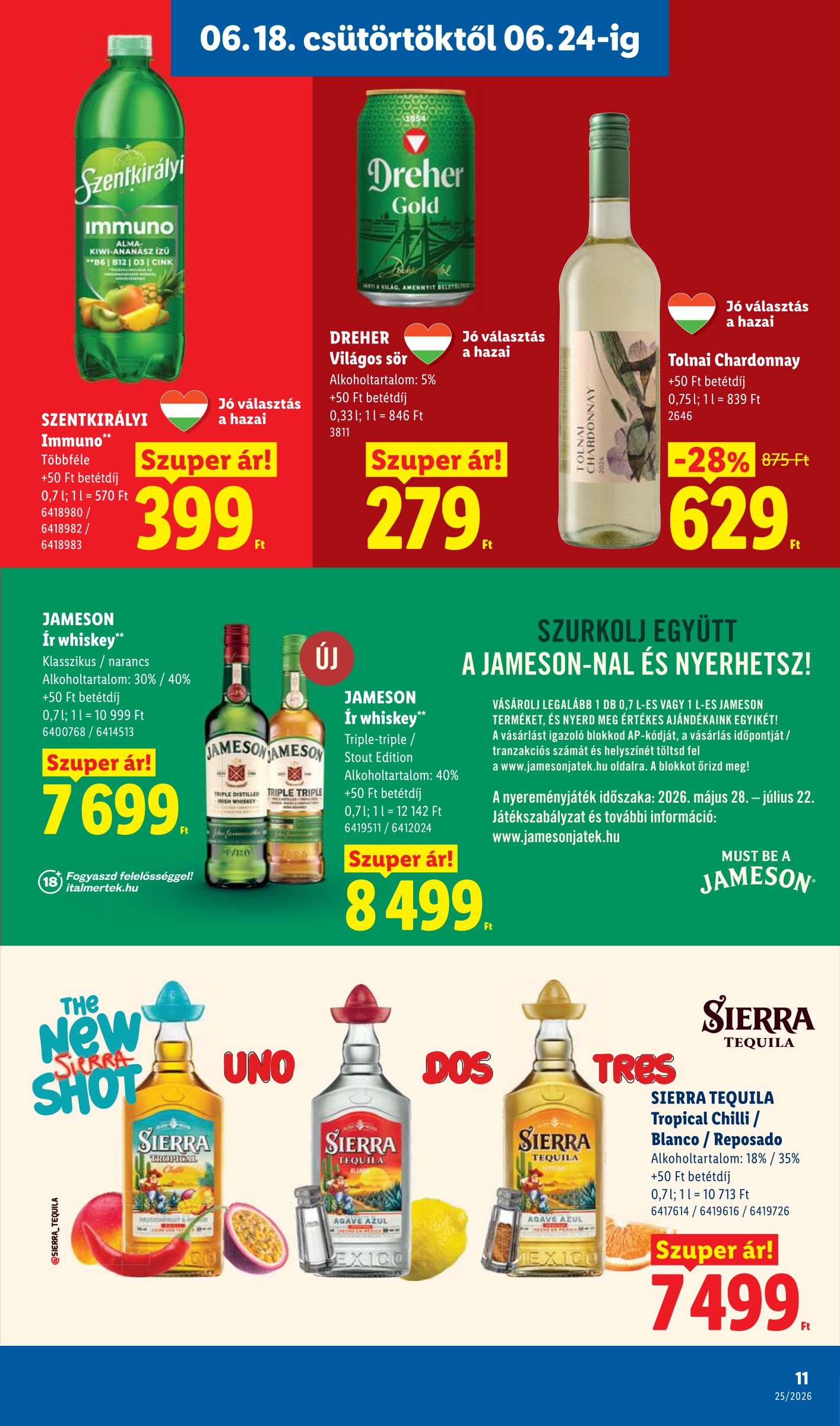 lidl - Lidl hirdetmény a következő hétre csütörtöktől 2026.06.18.-tól szerdától 2026.06.24.-ig - page: 11