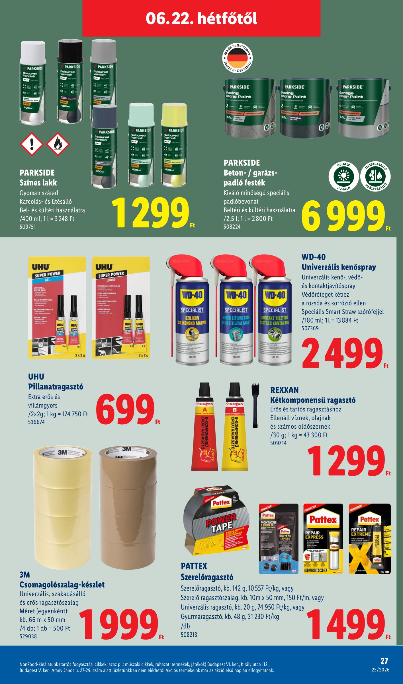 lidl - Lidl - Nonfood hirdetmény a következő hétre csütörtöktől 2026.06.18.-tól szerdától 2026.06.24.-ig - page: 27