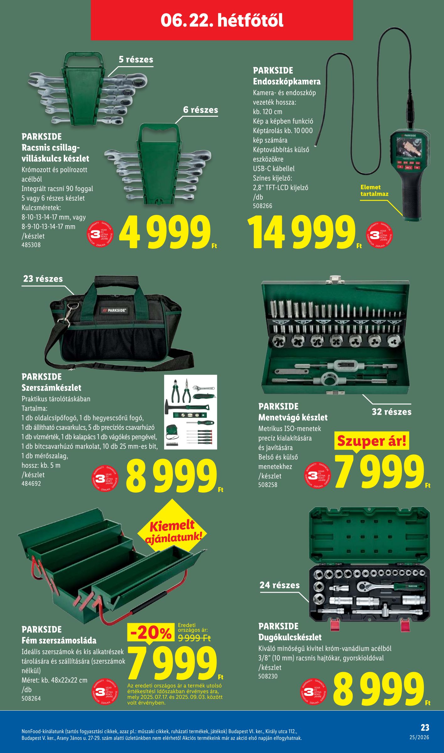 lidl - Lidl - Nonfood hirdetmény a következő hétre csütörtöktől 2026.06.18.-tól szerdától 2026.06.24.-ig - page: 23