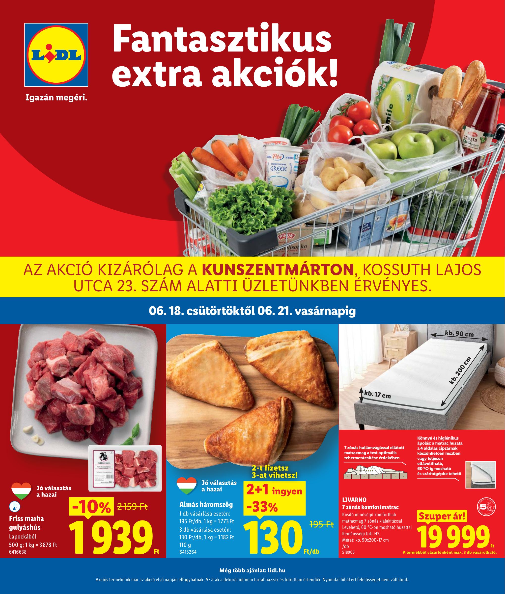 lidl - Lidl hirdetmény a következő hétre csütörtöktől 2026.06.18.-tól vasárnaptól 2026.06.21.-ig