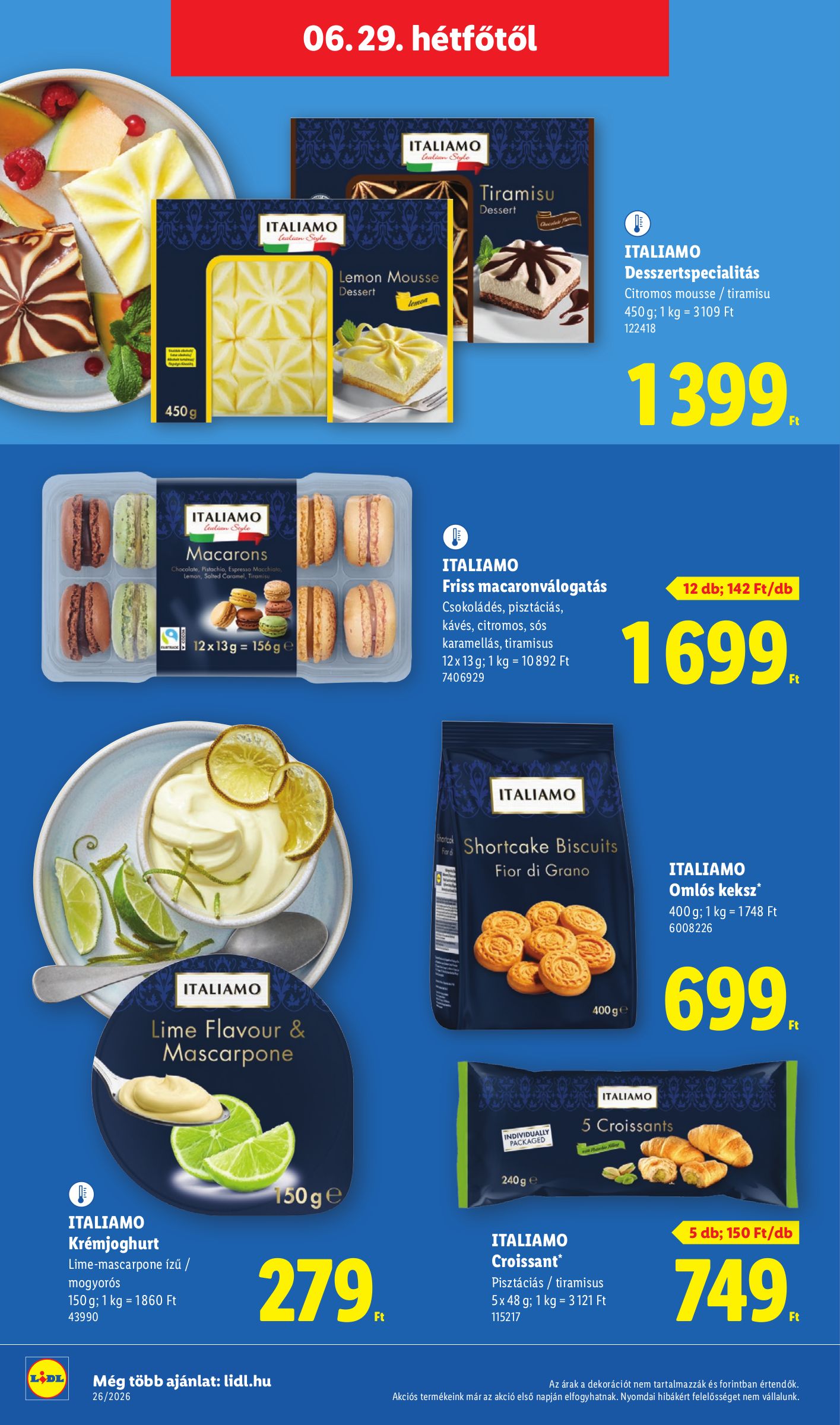 lidl - Lidl hirdetmény a következő hétre csütörtöktől 2026.06.25.-tól szerdától 2026.07.01.-ig - page: 68