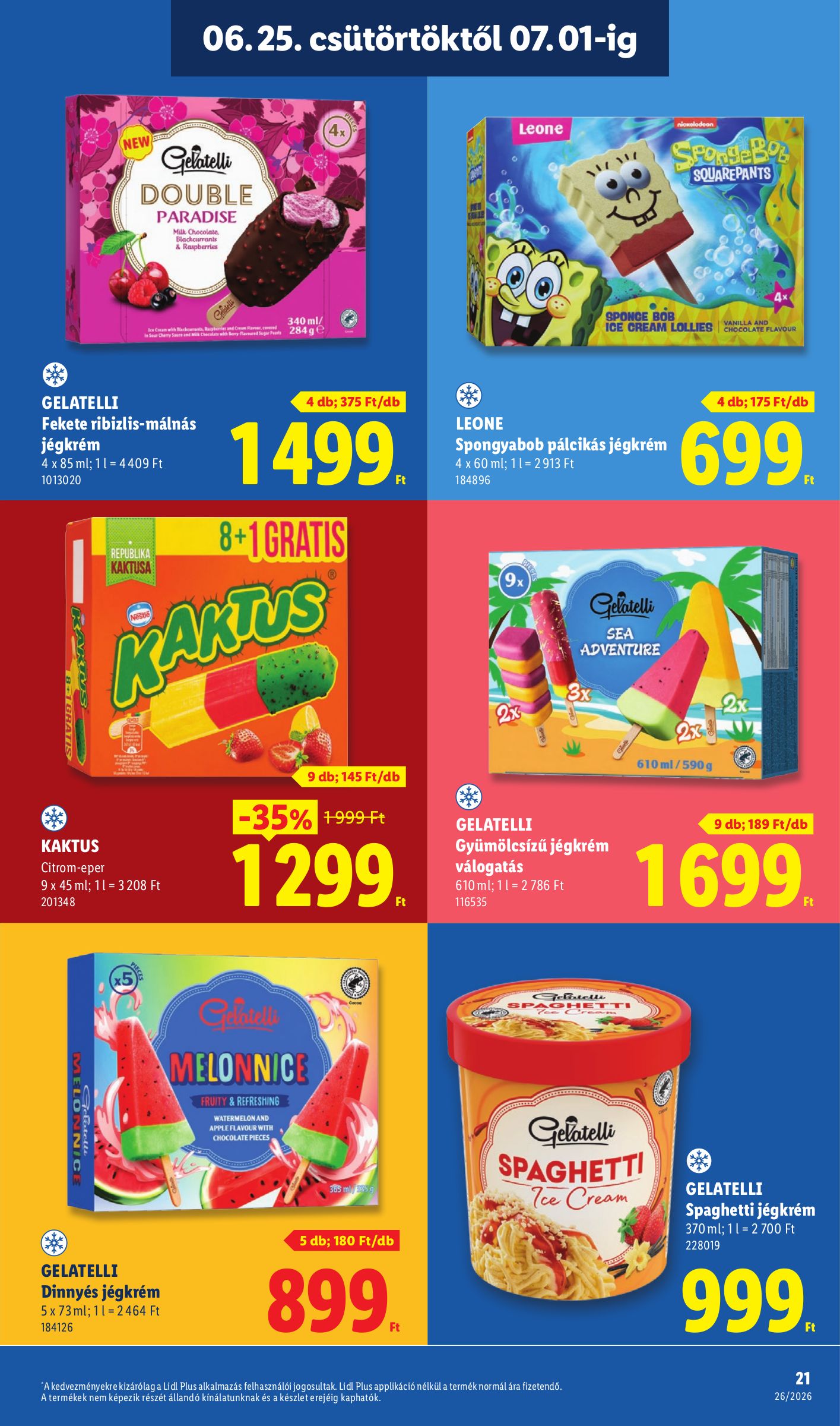 lidl - Lidl hirdetmény a következő hétre csütörtöktől 2026.06.25.-tól szerdától 2026.07.01.-ig - page: 21