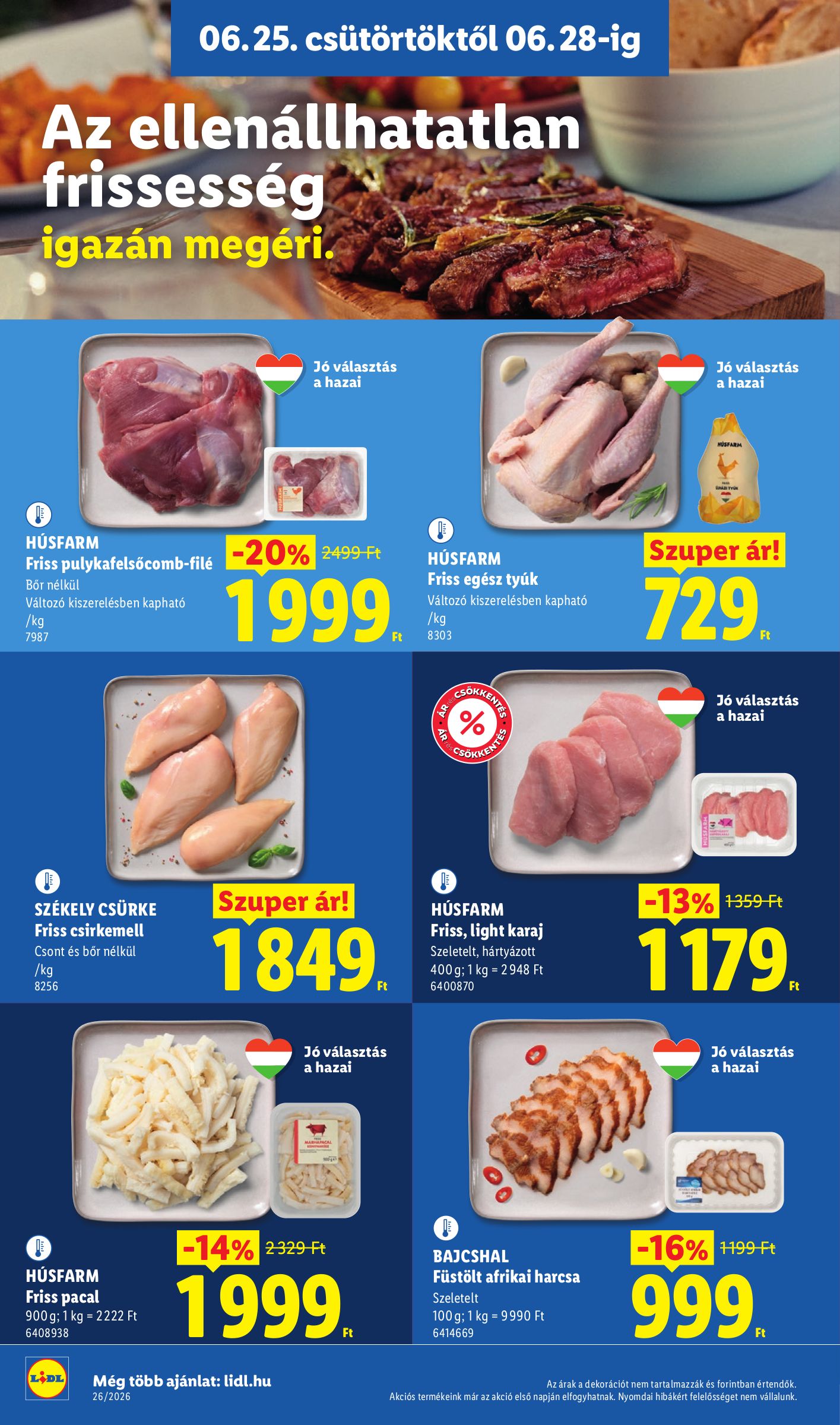 lidl - Lidl hirdetmény a következő hétre csütörtöktől 2026.06.25.-tól szerdától 2026.07.01.-ig - page: 6
