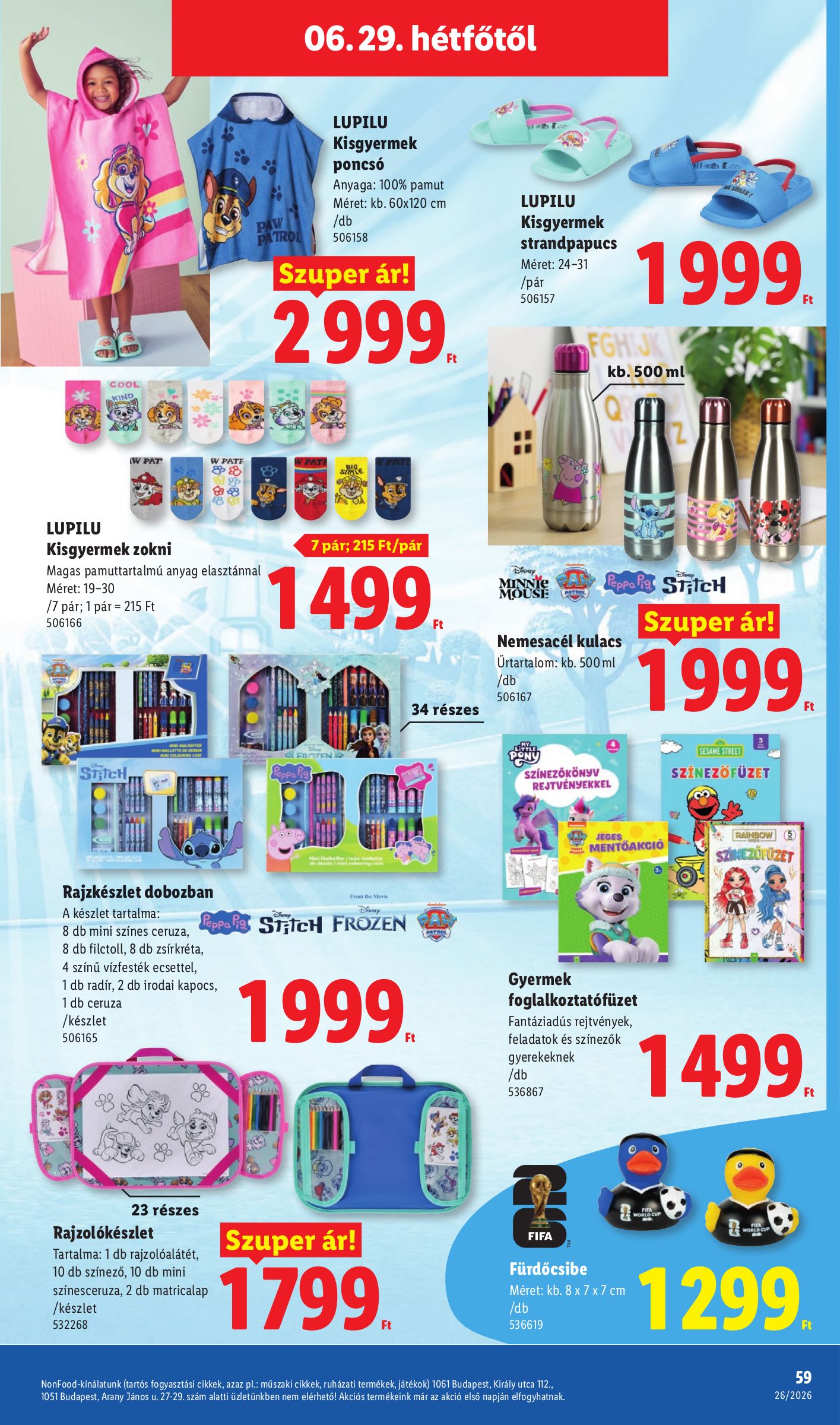 lidl - Lidl hirdetmény a következő hétre csütörtöktől 2026.06.25.-tól szerdától 2026.07.01.-ig - page: 59