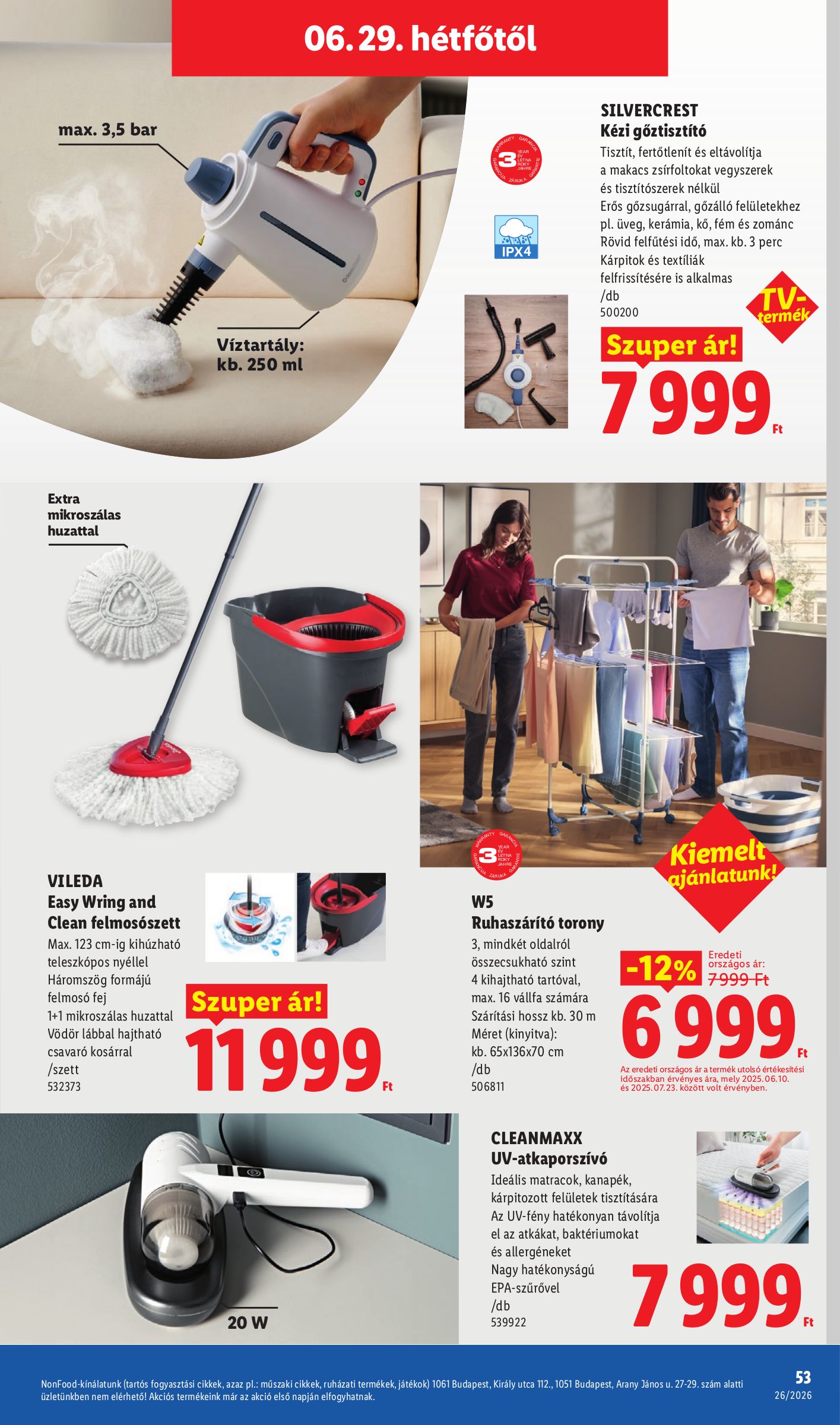 lidl - Lidl hirdetmény a következő hétre csütörtöktől 2026.06.25.-tól szerdától 2026.07.01.-ig - page: 53