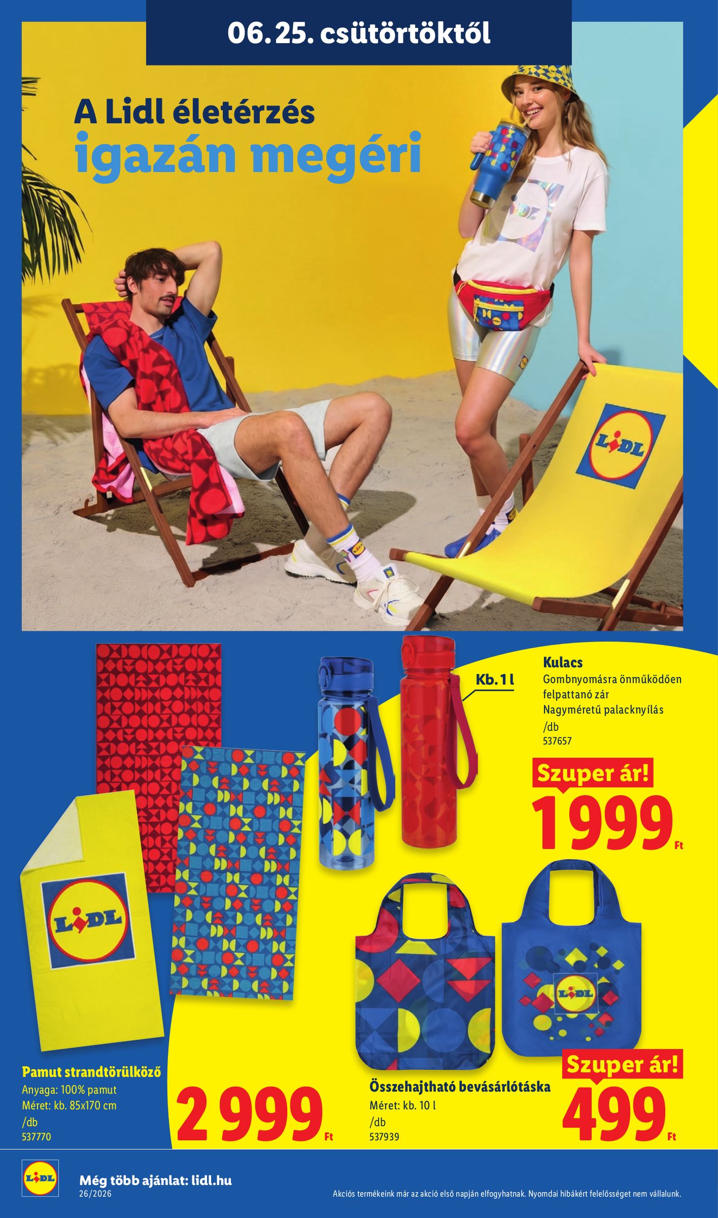 lidl - Lidl hirdetmény a következő hétre csütörtöktől 2026.06.25.-tól szerdától 2026.07.01.-ig - page: 34