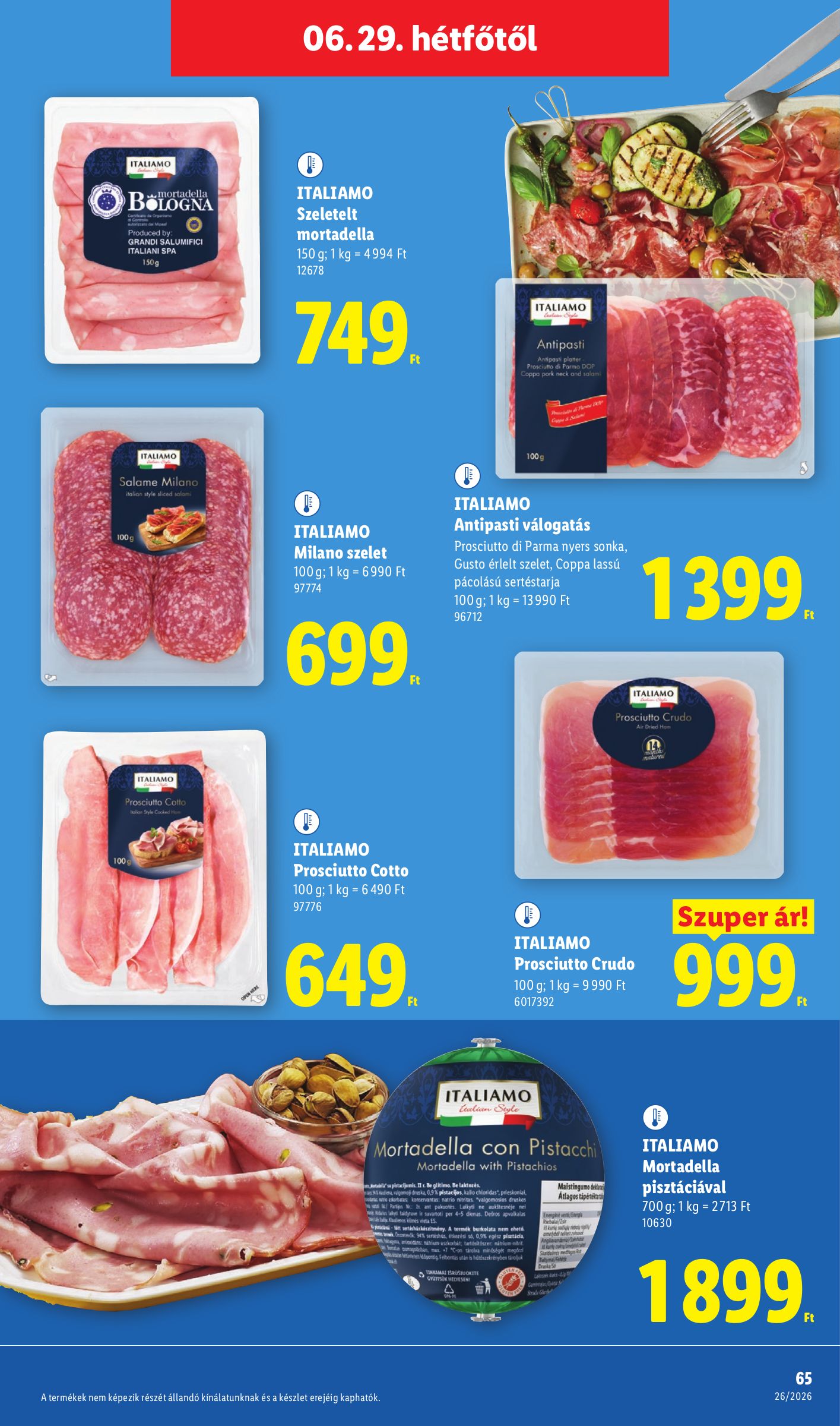 lidl - Lidl hirdetmény a következő hétre csütörtöktől 2026.06.25.-tól szerdától 2026.07.01.-ig - page: 65