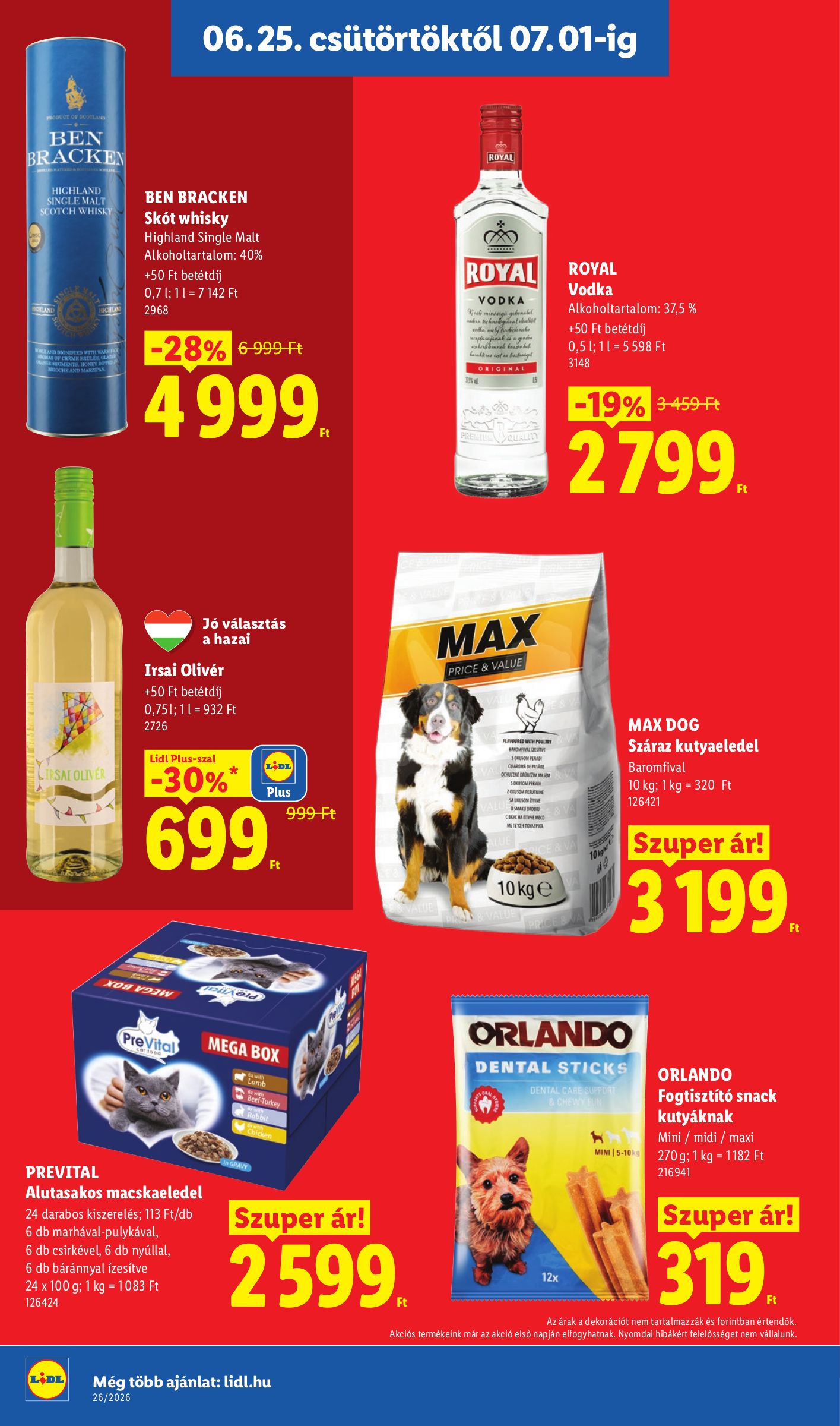 lidl - Lidl hirdetmény a következő hétre csütörtöktől 2026.06.25.-tól szerdától 2026.07.01.-ig - page: 14