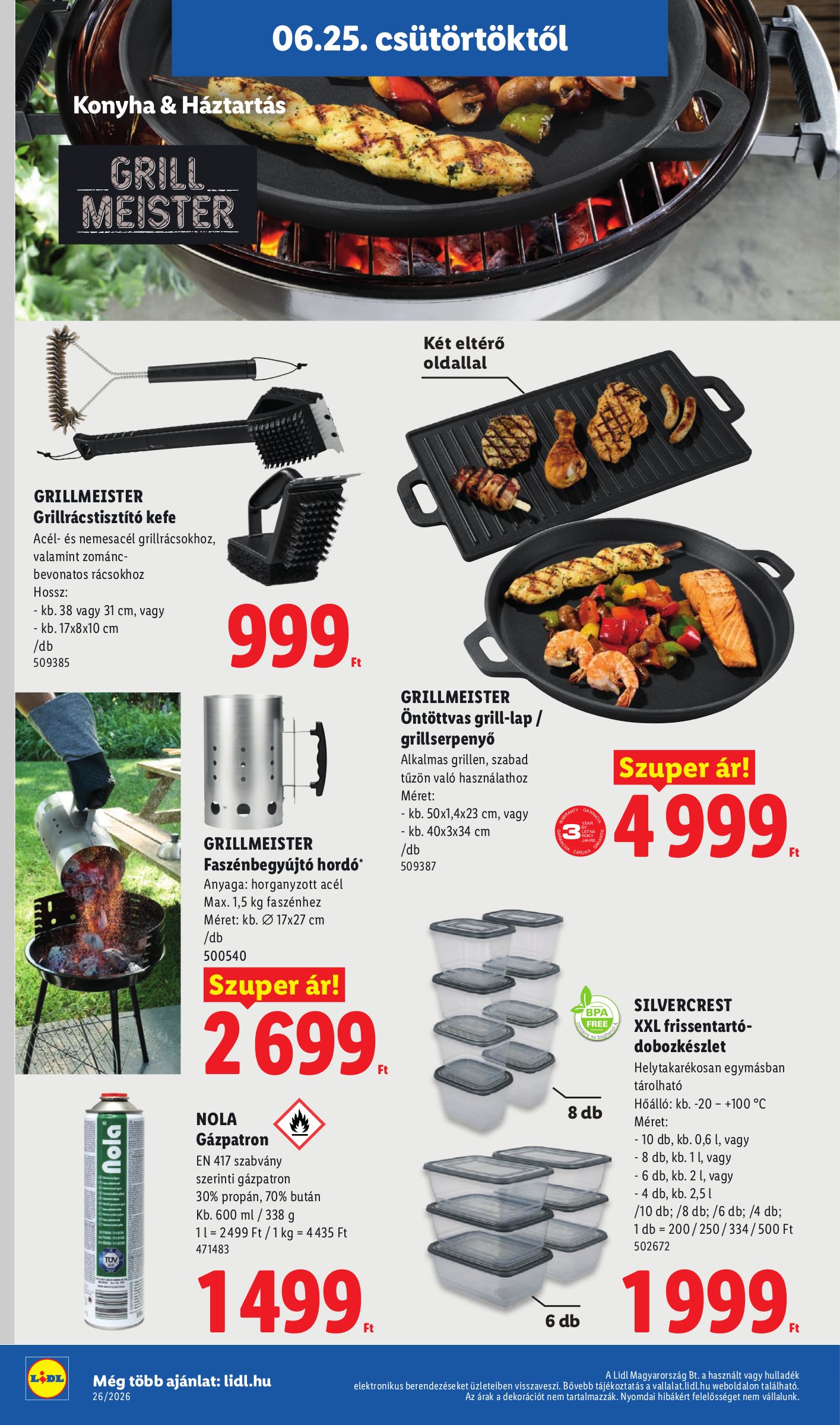 lidl - Lidl hirdetmény a következő hétre csütörtöktől 2026.06.25.-tól szerdától 2026.07.01.-ig - page: 40
