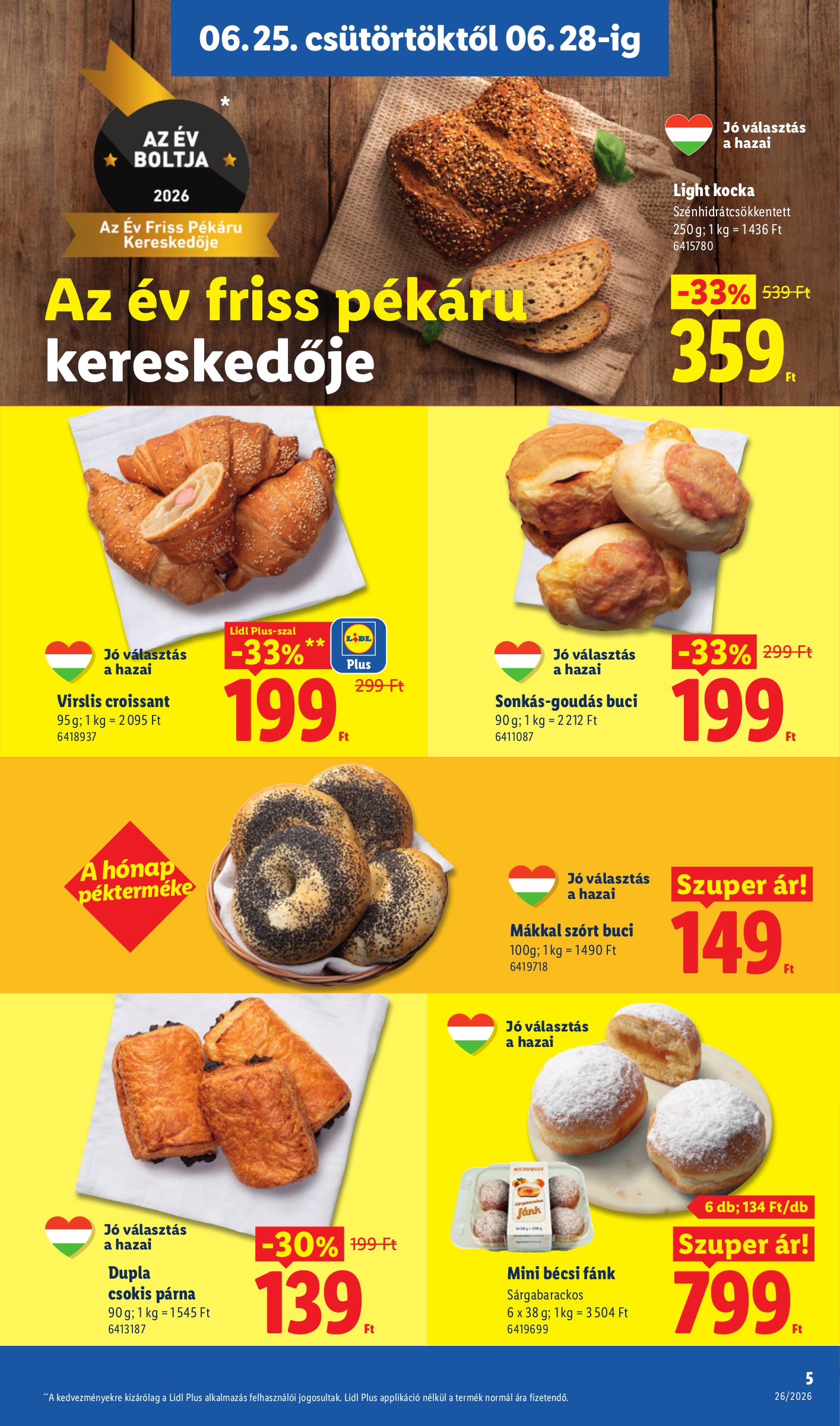 lidl - Lidl hirdetmény a következő hétre csütörtöktől 2026.06.25.-tól szerdától 2026.07.01.-ig - page: 5