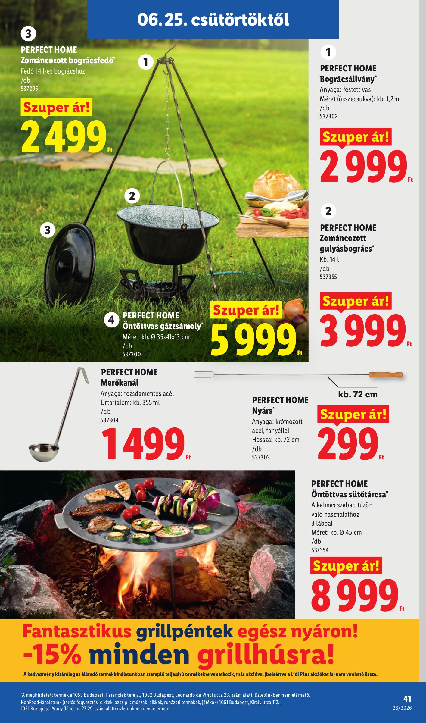 lidl - Lidl hirdetmény a következő hétre csütörtöktől 2026.06.25.-tól szerdától 2026.07.01.-ig - page: 41