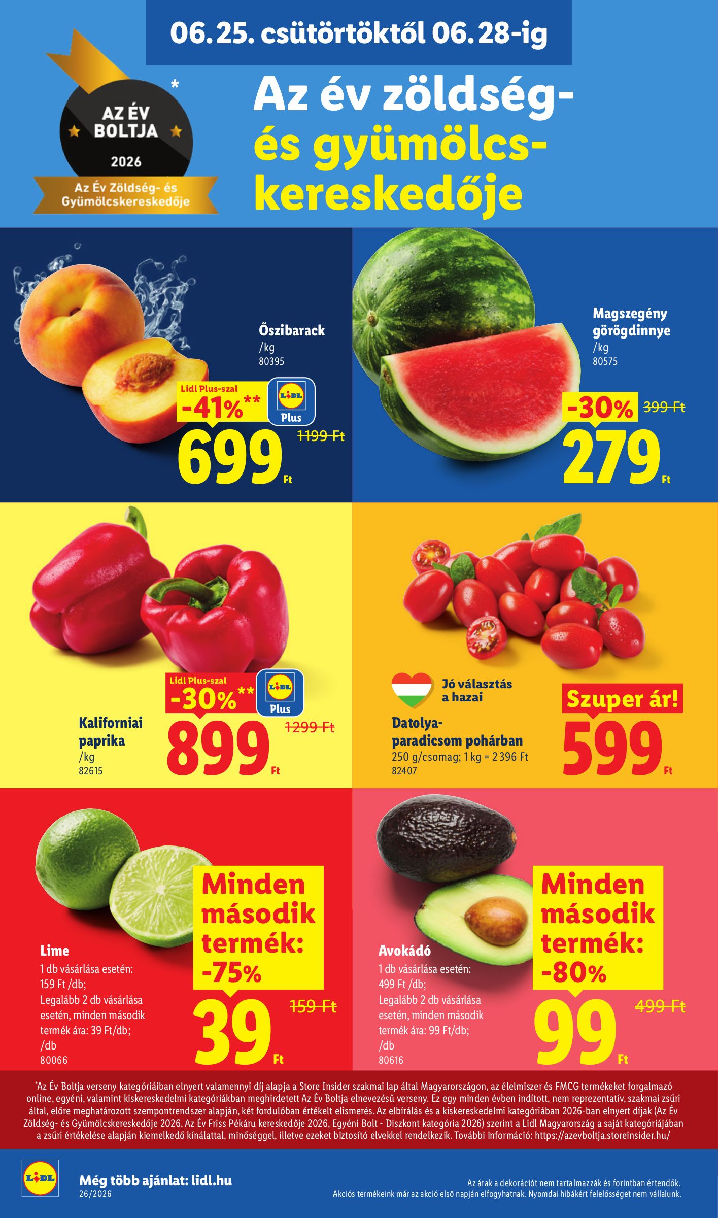lidl - Lidl hirdetmény a következő hétre csütörtöktől 2026.06.25.-tól szerdától 2026.07.01.-ig - page: 4