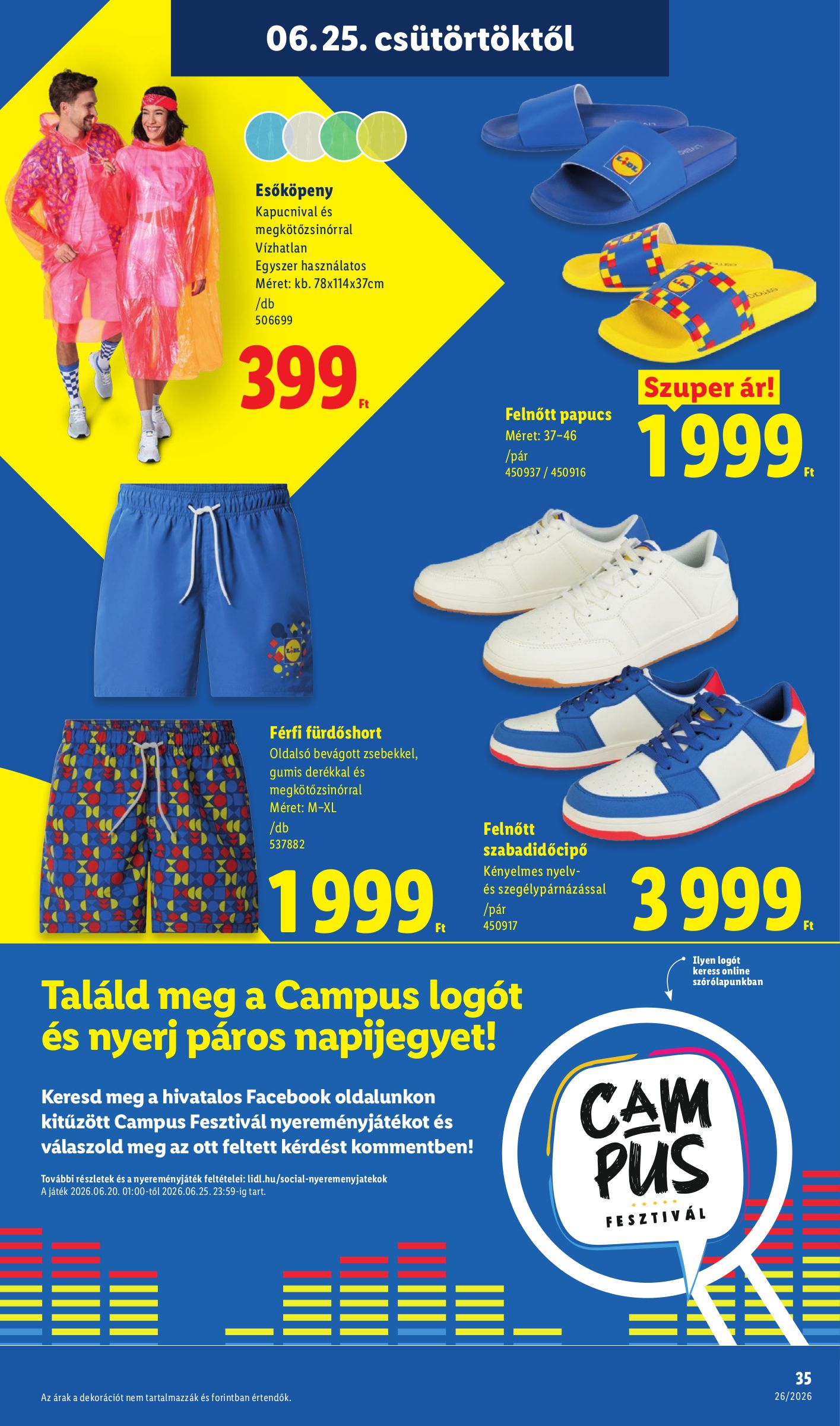 lidl - Lidl hirdetmény a következő hétre csütörtöktől 2026.06.25.-tól szerdától 2026.07.01.-ig - page: 35
