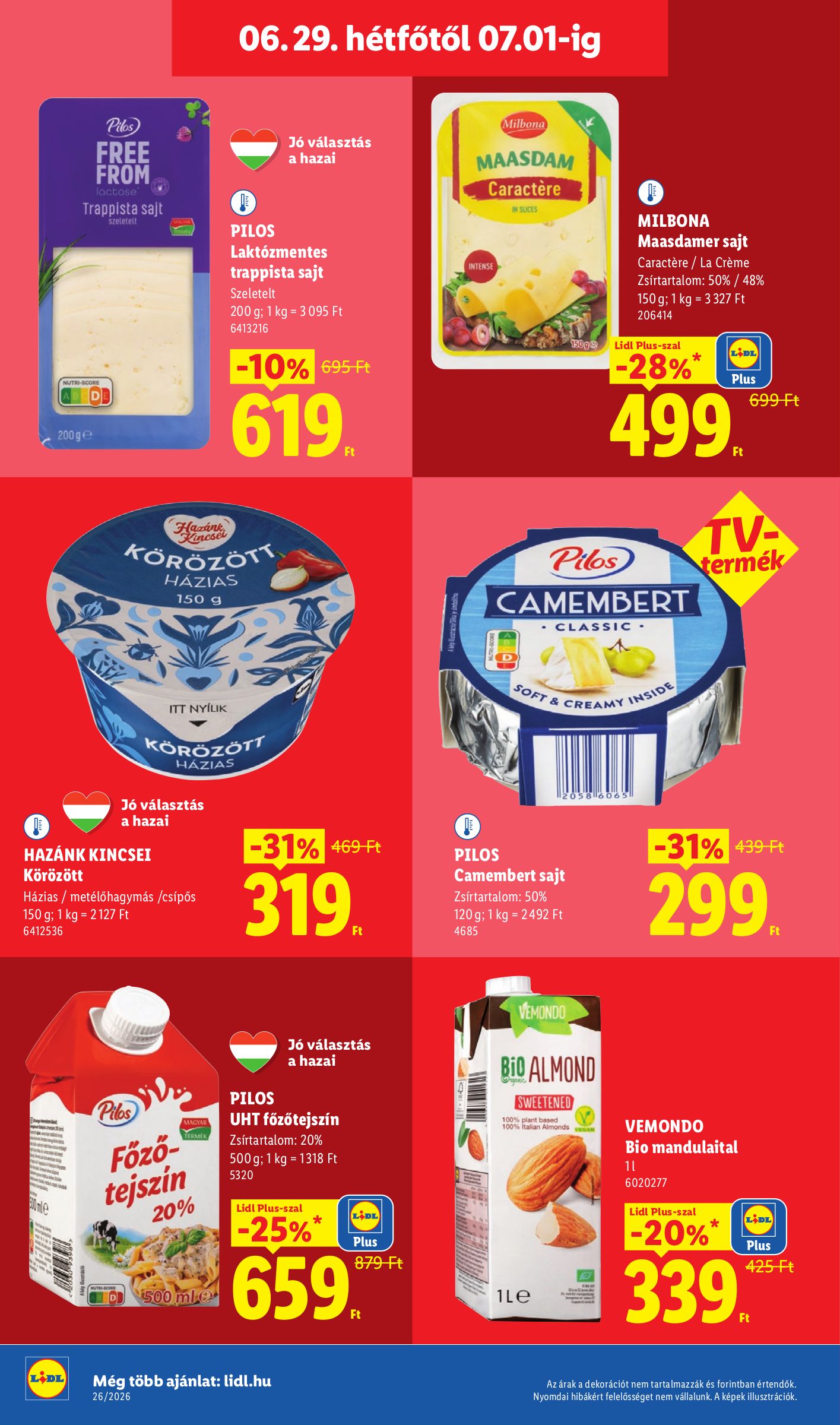 lidl - Lidl hirdetmény a következő hétre csütörtöktől 2026.06.25.-tól szerdától 2026.07.01.-ig - page: 62