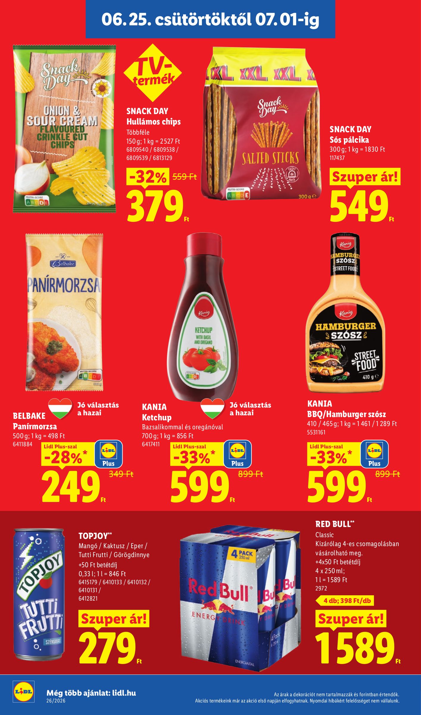 lidl - Lidl hirdetmény a következő hétre csütörtöktől 2026.06.25.-tól szerdától 2026.07.01.-ig - page: 12