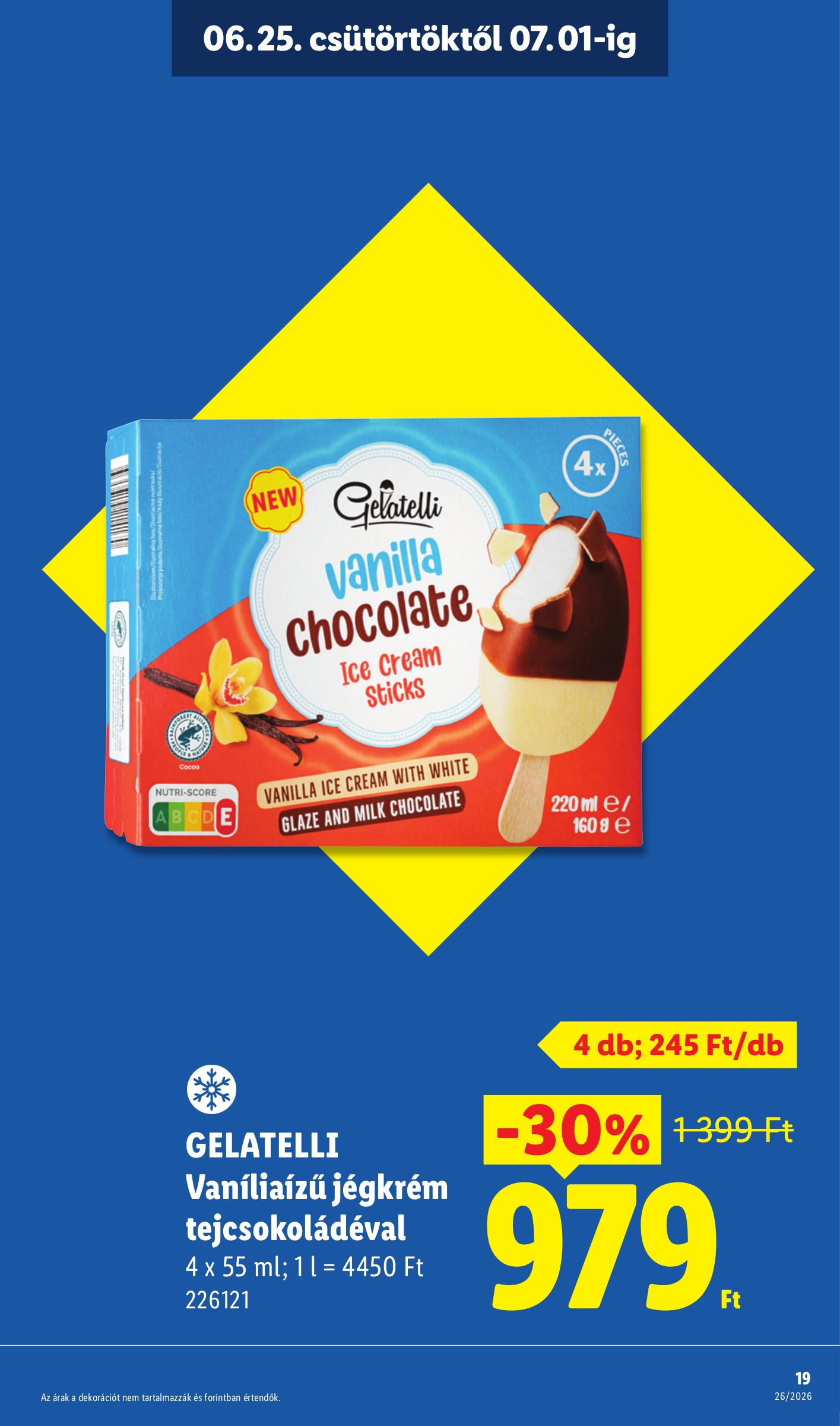 lidl - Lidl hirdetmény a következő hétre csütörtöktől 2026.06.25.-tól szerdától 2026.07.01.-ig - page: 19