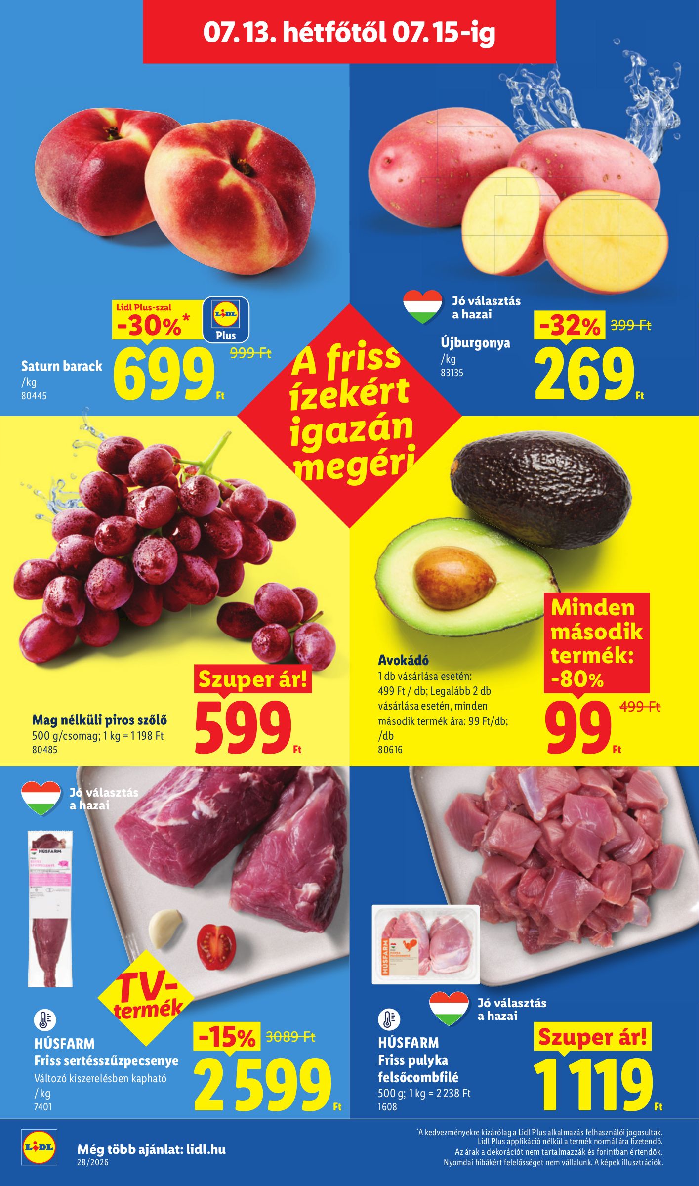lidl - Lidl hirdetmény a következő hétre csütörtöktől 2026.07.09.-tól szerdától 2026.07.15.-ig - page: 62