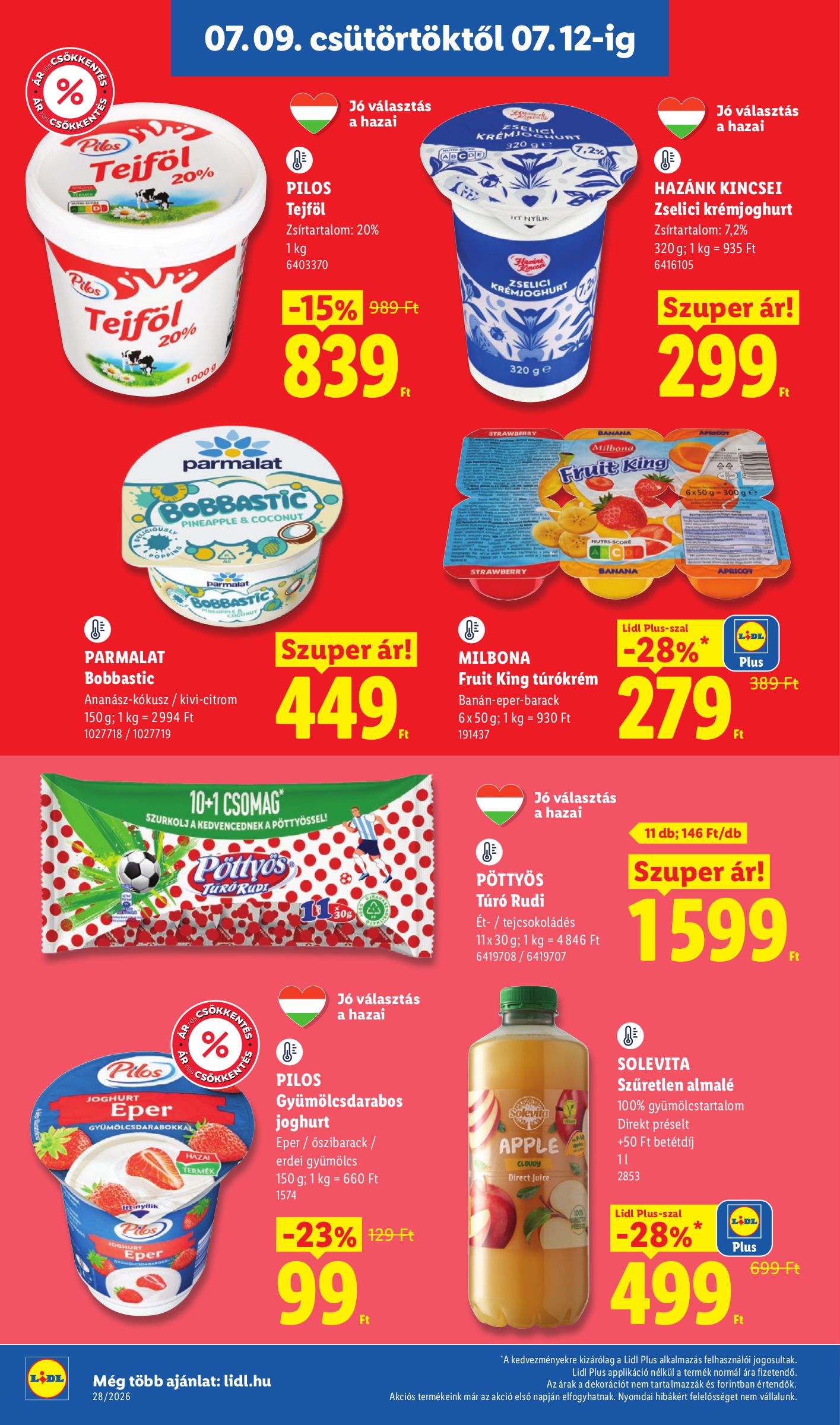 lidl - Lidl hirdetmény a következő hétre csütörtöktől 2026.07.09.-tól szerdától 2026.07.15.-ig - page: 12