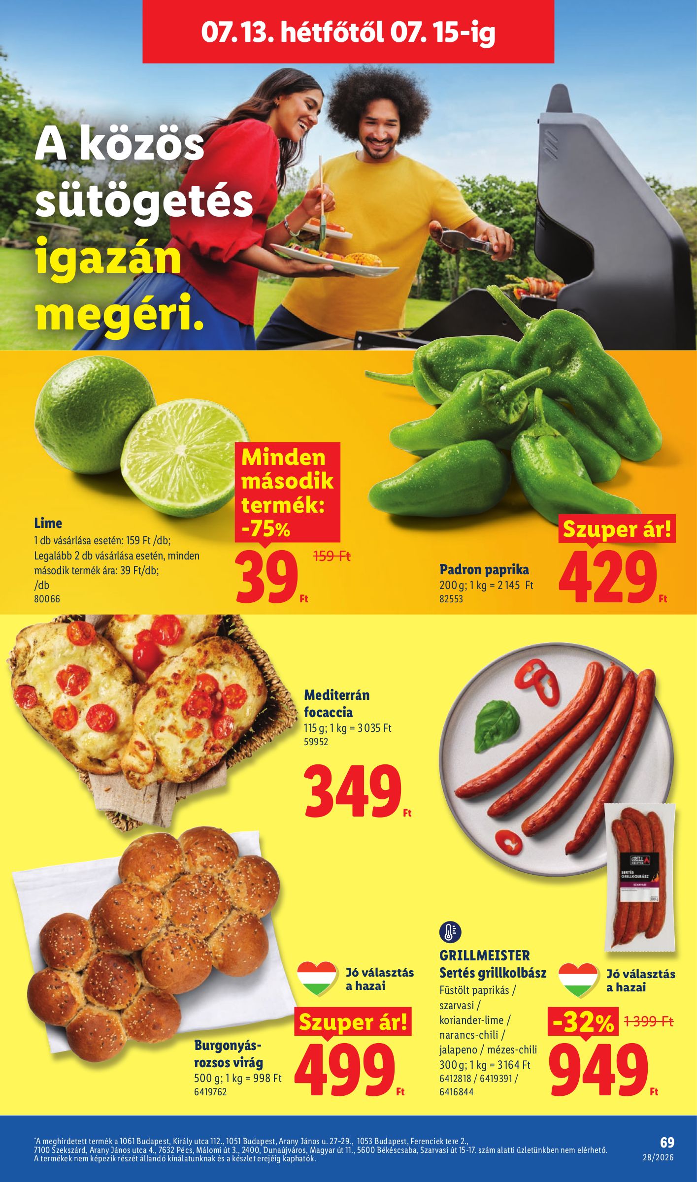 lidl - Lidl hirdetmény a következő hétre csütörtöktől 2026.07.09.-tól szerdától 2026.07.15.-ig - page: 69
