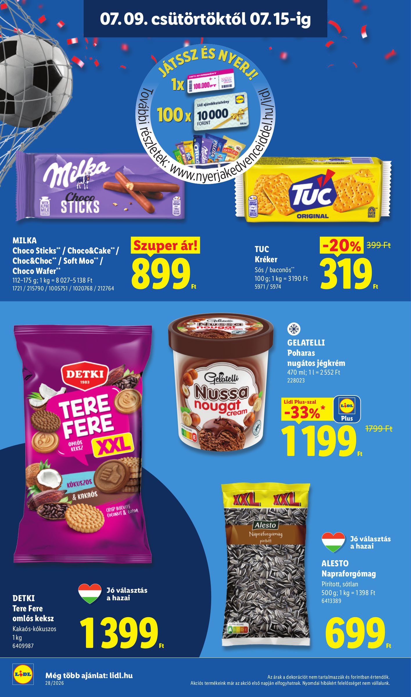 lidl - Lidl hirdetmény a következő hétre csütörtöktől 2026.07.09.-tól szerdától 2026.07.15.-ig - page: 26