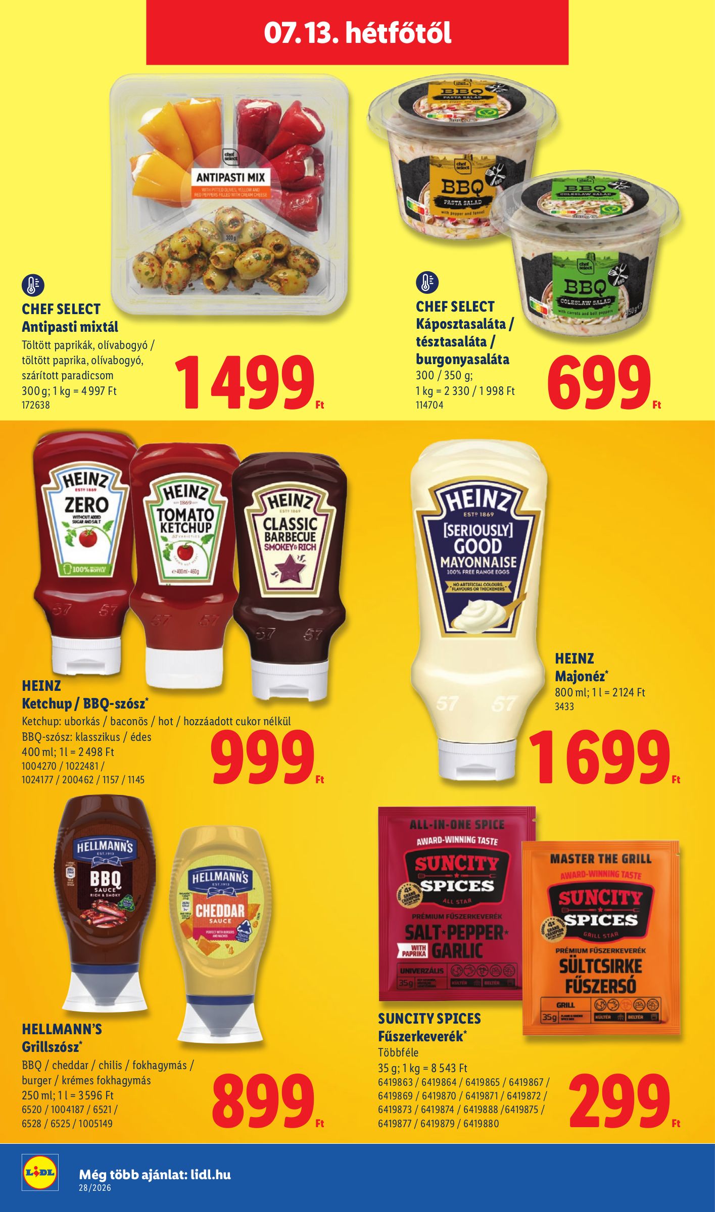 lidl - Lidl hirdetmény a következő hétre csütörtöktől 2026.07.09.-tól szerdától 2026.07.15.-ig - page: 72