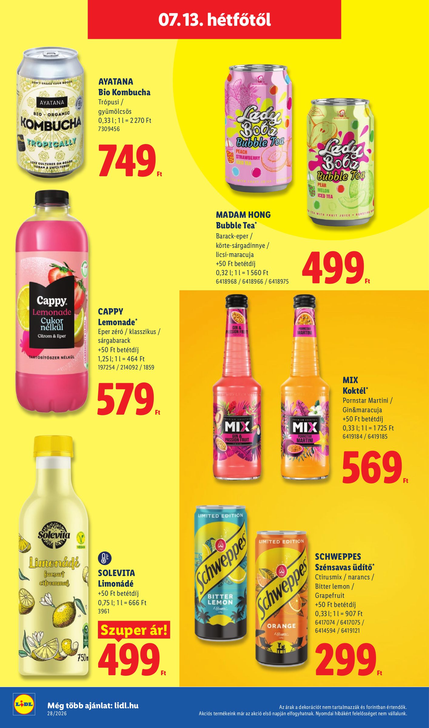 lidl - Lidl hirdetmény a következő hétre csütörtöktől 2026.07.09.-tól szerdától 2026.07.15.-ig - page: 74