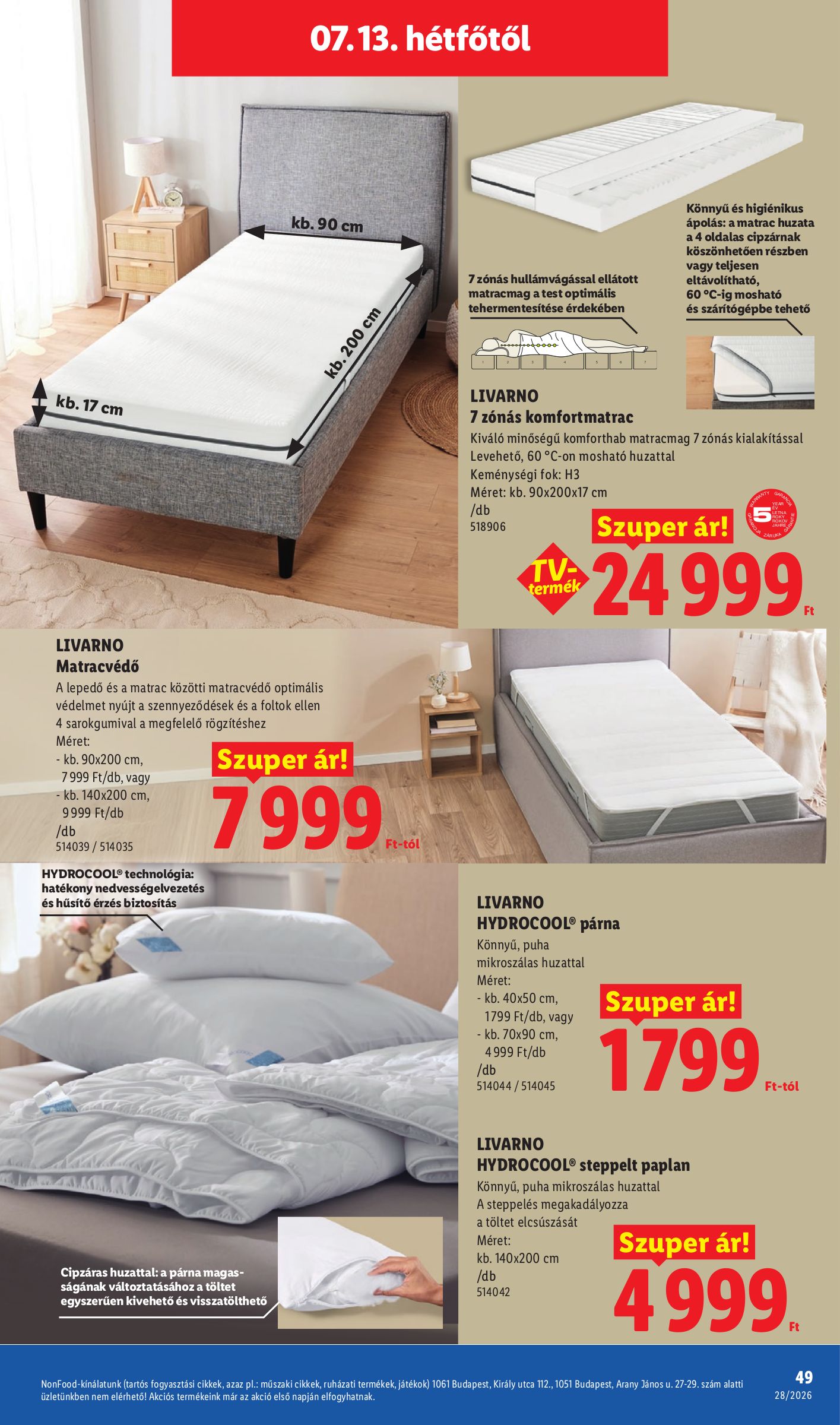 lidl - Lidl hirdetmény a következő hétre csütörtöktől 2026.07.09.-tól szerdától 2026.07.15.-ig - page: 49