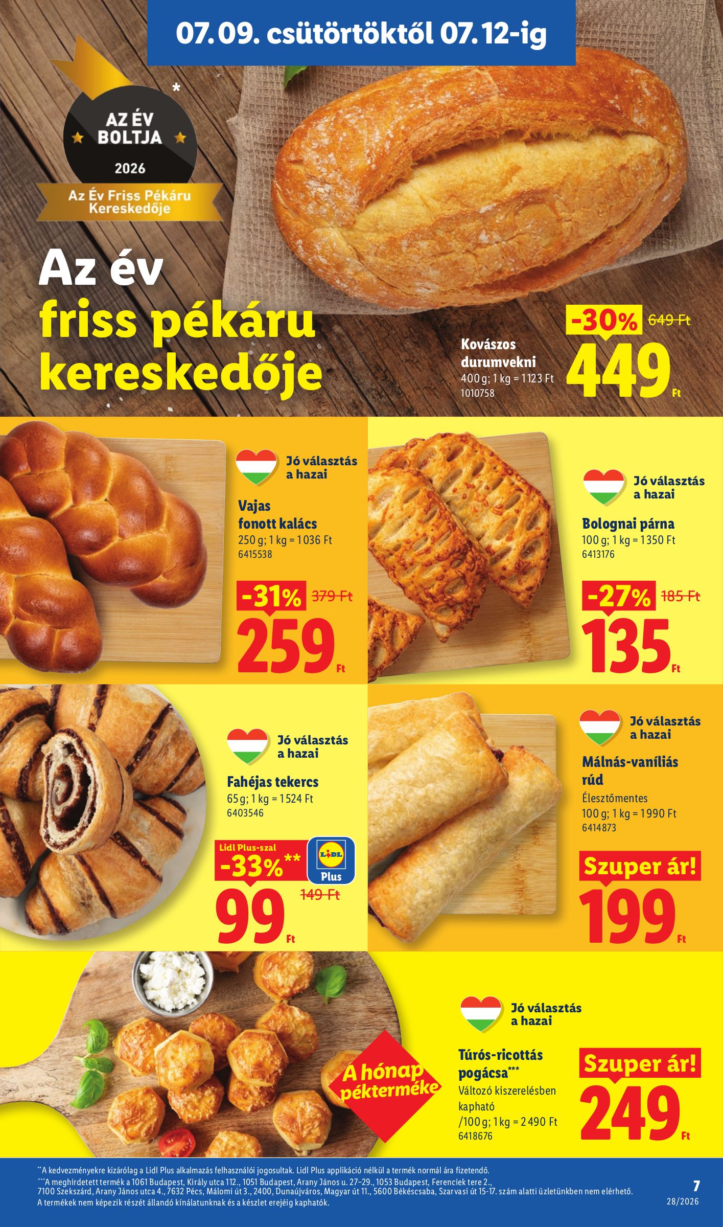 lidl - Lidl hirdetmény a következő hétre csütörtöktől 2026.07.09.-tól szerdától 2026.07.15.-ig - page: 7
