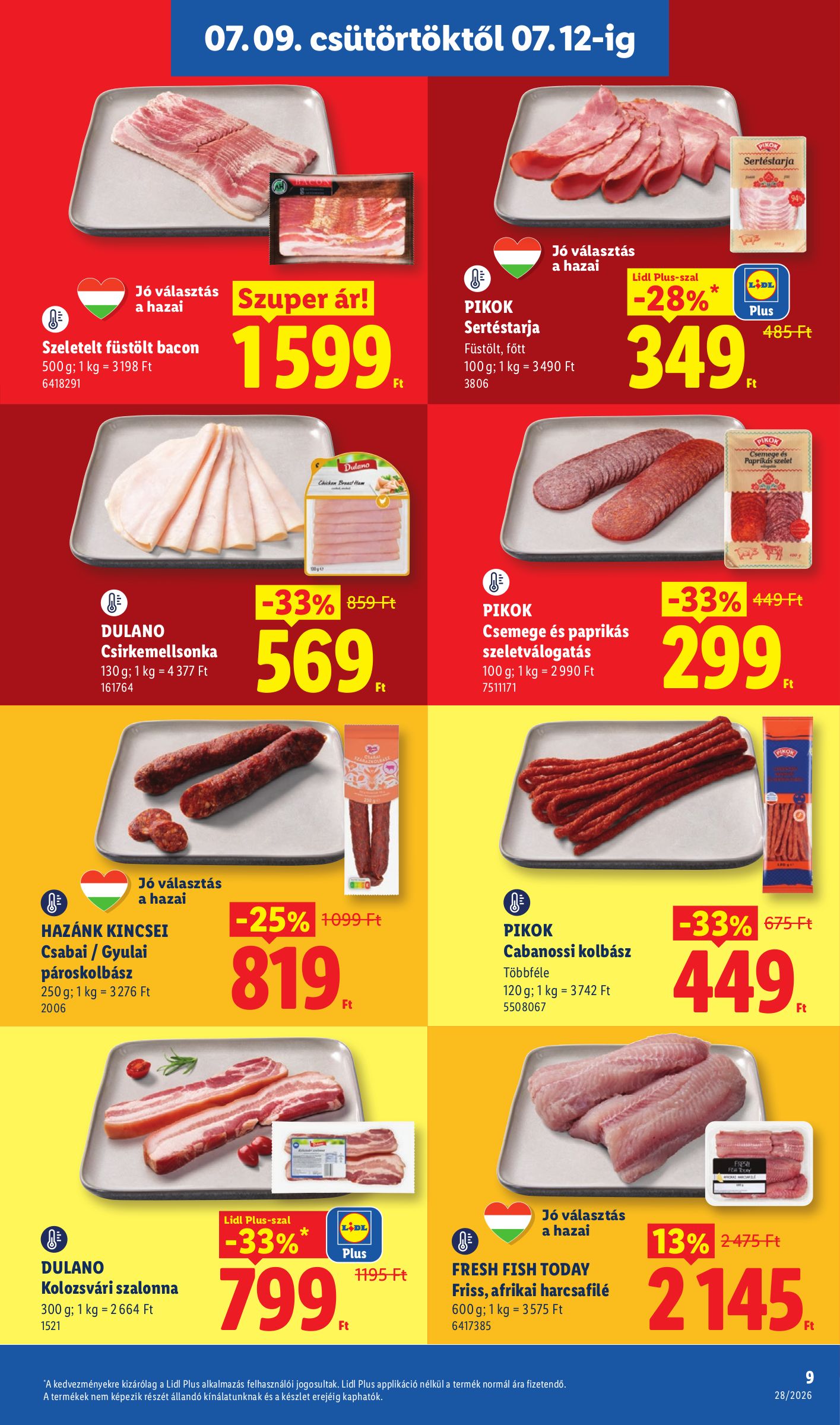 lidl - Lidl hirdetmény a következő hétre csütörtöktől 2026.07.09.-tól szerdától 2026.07.15.-ig - page: 9