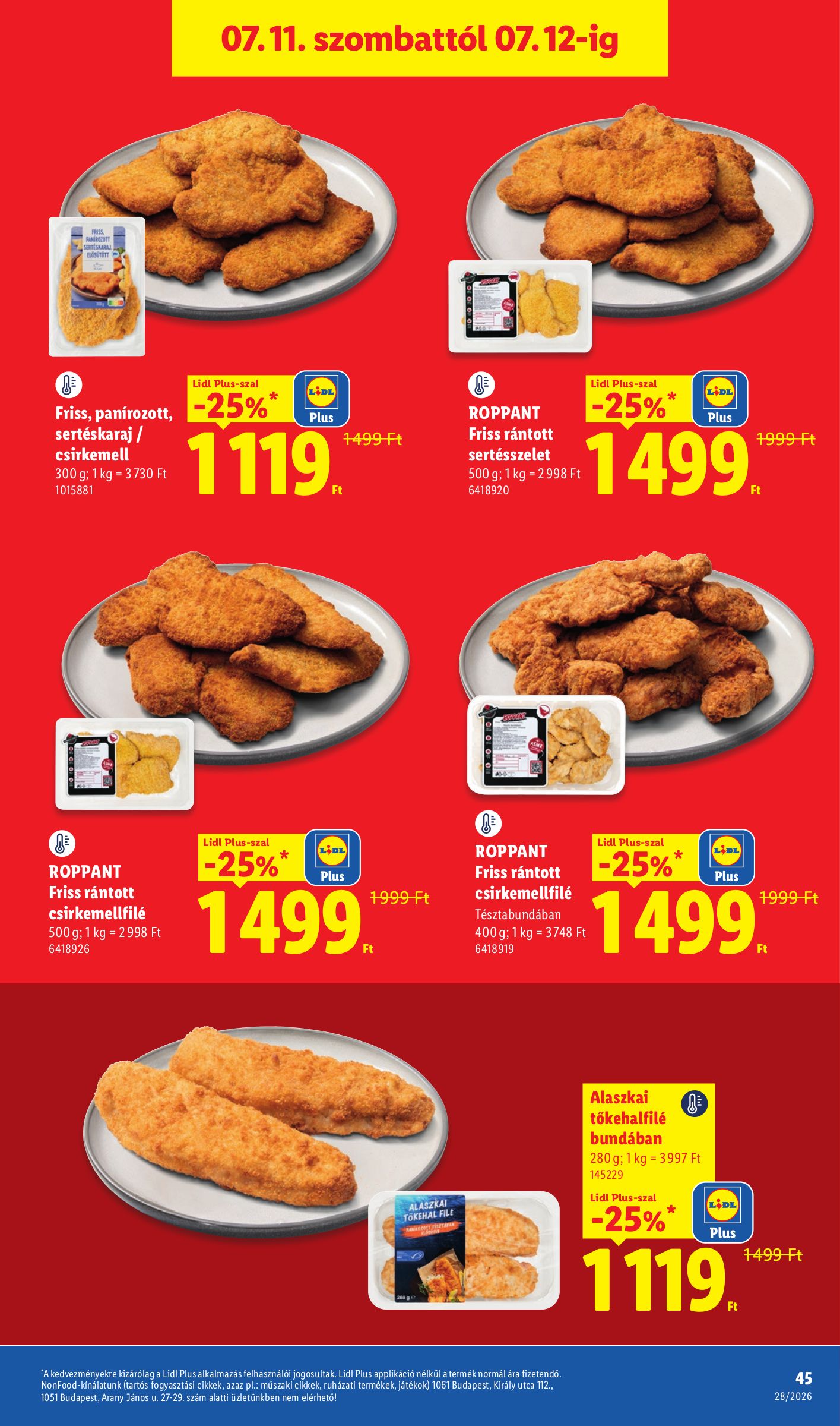 lidl - Lidl hirdetmény a következő hétre csütörtöktől 2026.07.09.-tól szerdától 2026.07.15.-ig - page: 45