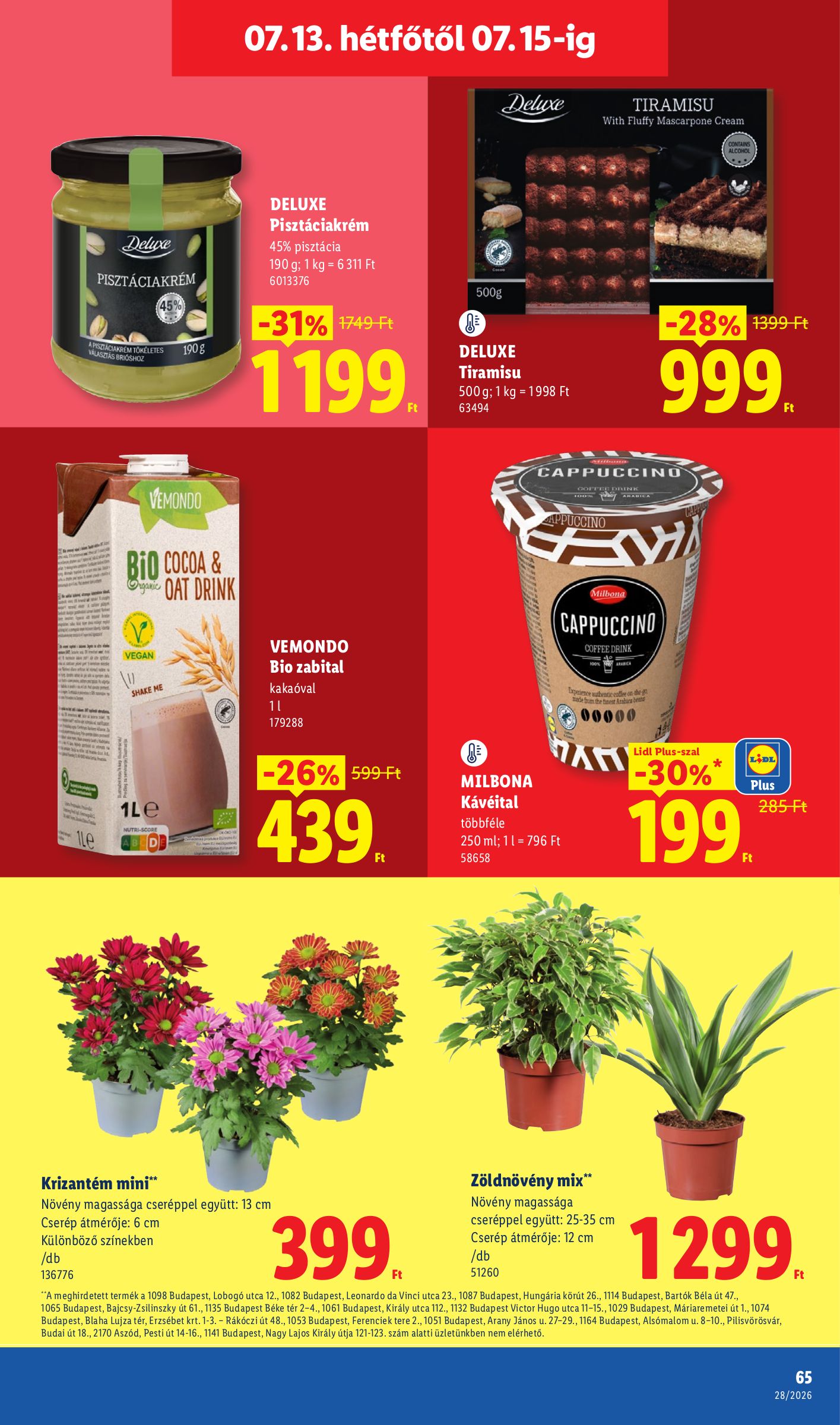 lidl - Lidl hirdetmény a következő hétre csütörtöktől 2026.07.09.-tól szerdától 2026.07.15.-ig - page: 65