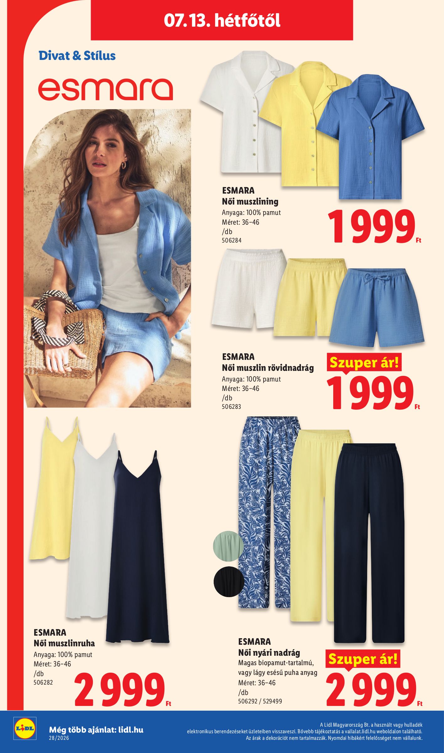 lidl - Lidl - Nonfood hirdetmény a következő hétre csütörtöktől 2026.07.09.-tól szerdától 2026.07.15.-ig - page: 20