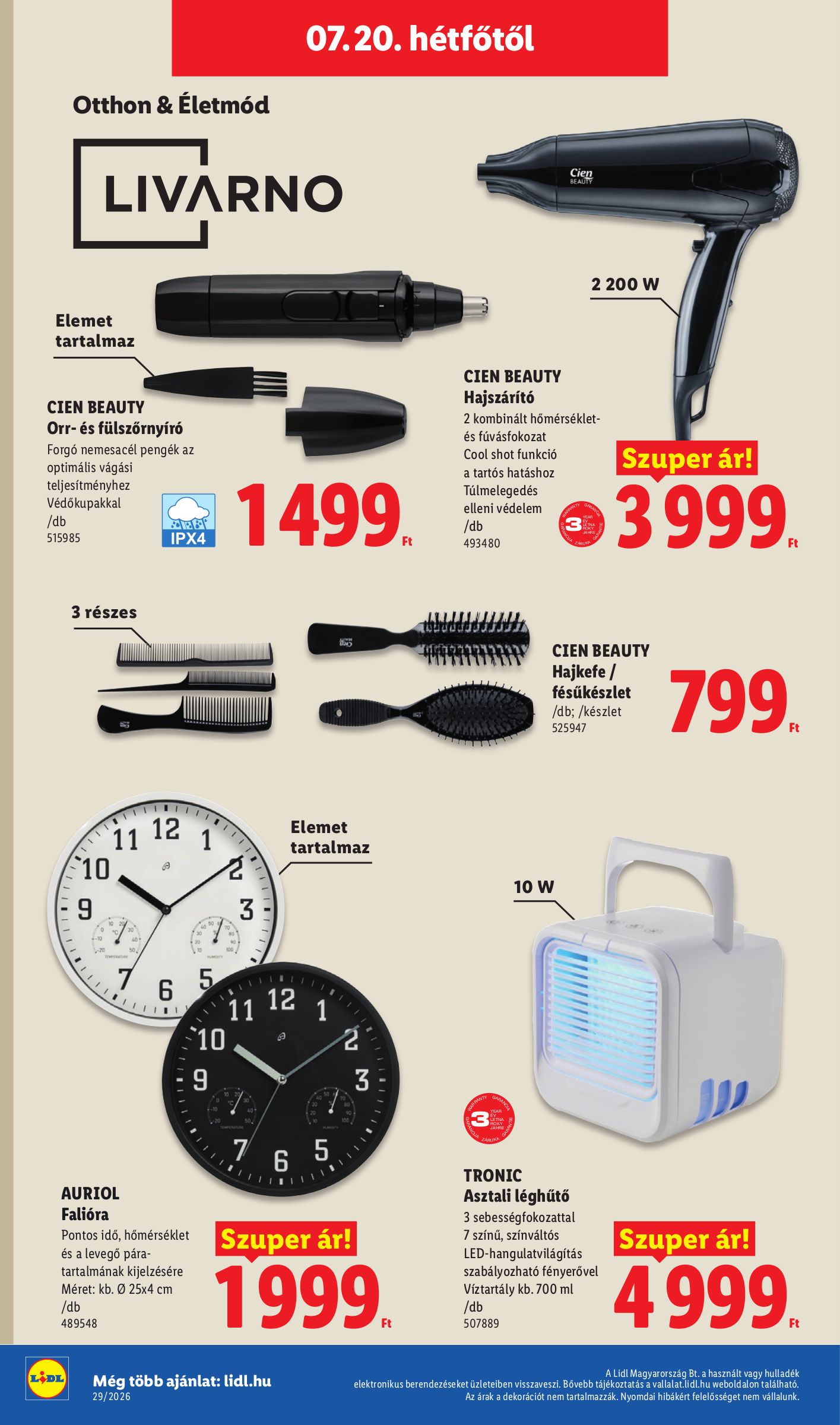 lidl - Lidl hirdetmény a következő hétre csütörtöktől 2026.07.16.-tól szerdától 2026.07.22.-ig - page: 66