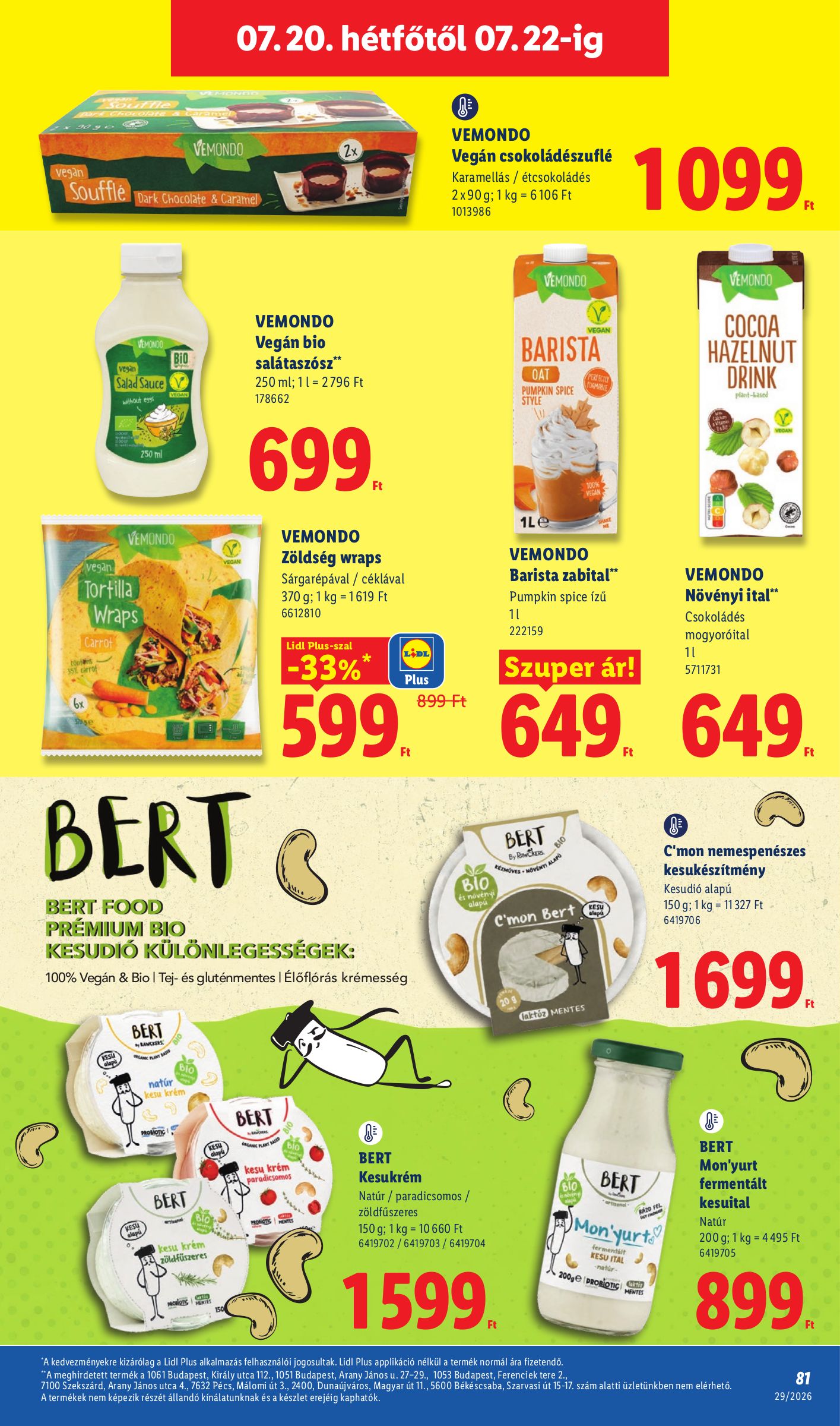 lidl - Lidl hirdetmény a következő hétre csütörtöktől 2026.07.16.-tól szerdától 2026.07.22.-ig - page: 81
