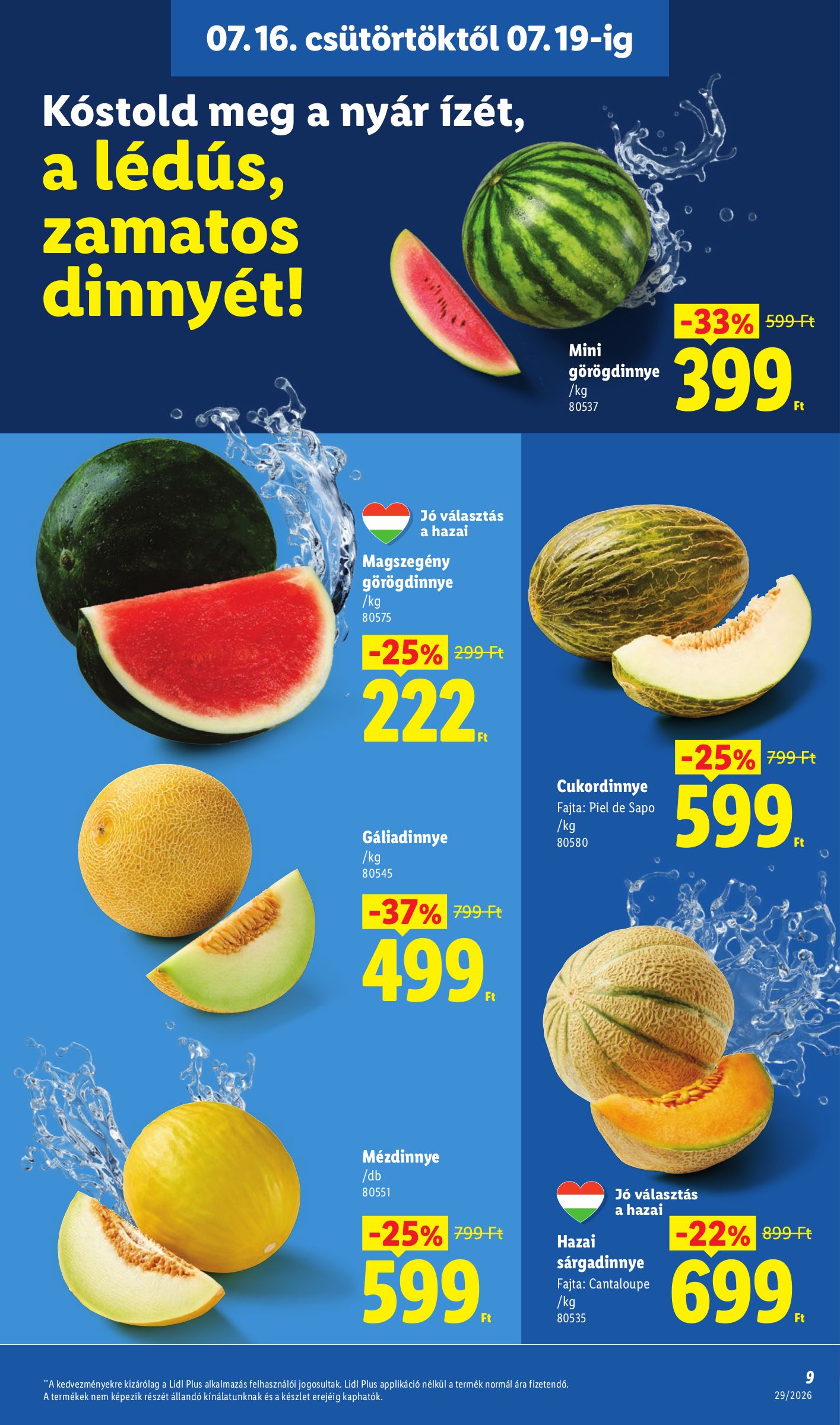 lidl - Lidl hirdetmény a következő hétre csütörtöktől 2026.07.16.-tól szerdától 2026.07.22.-ig - page: 9