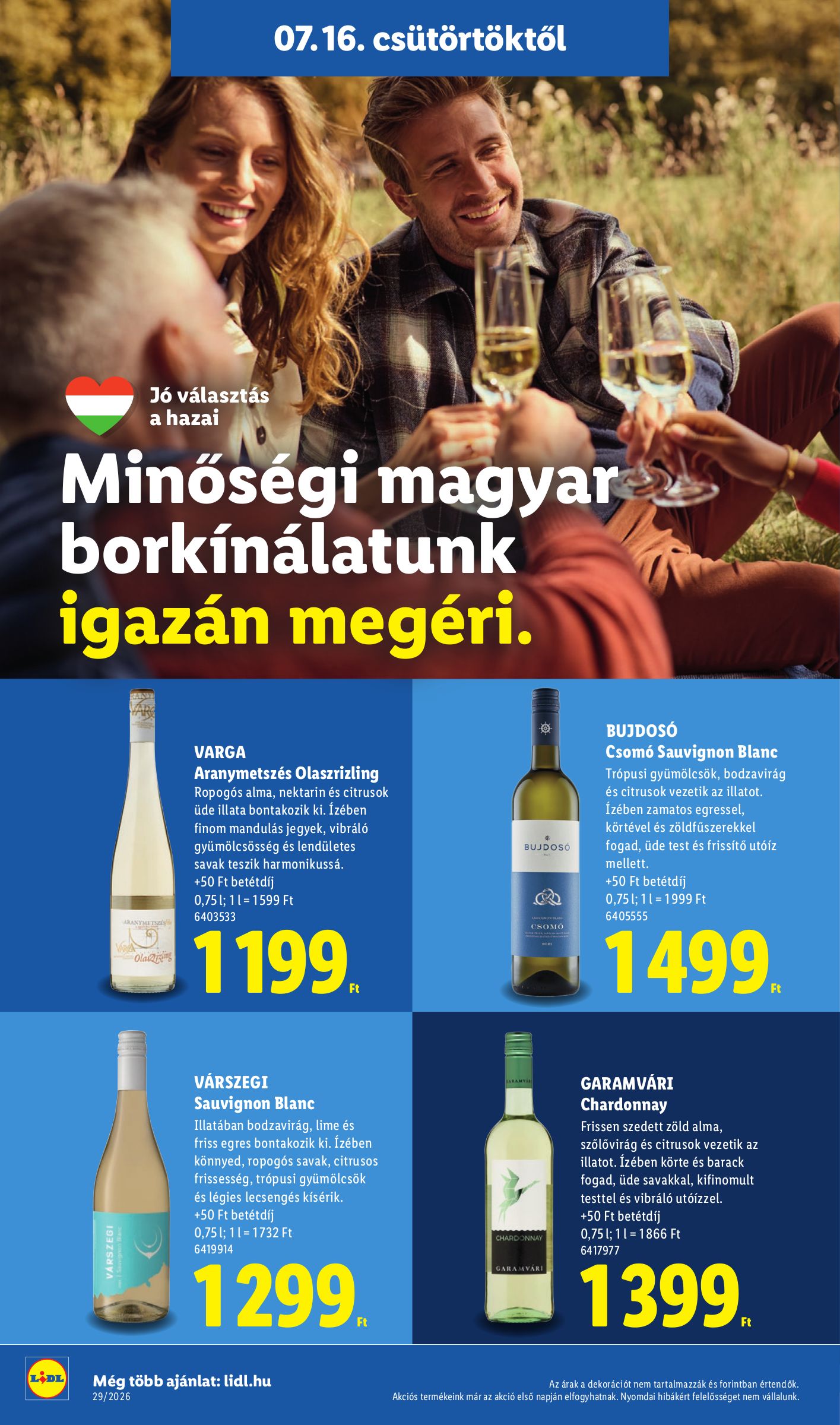 lidl - Lidl hirdetmény a következő hétre csütörtöktől 2026.07.16.-tól szerdától 2026.07.22.-ig - page: 30