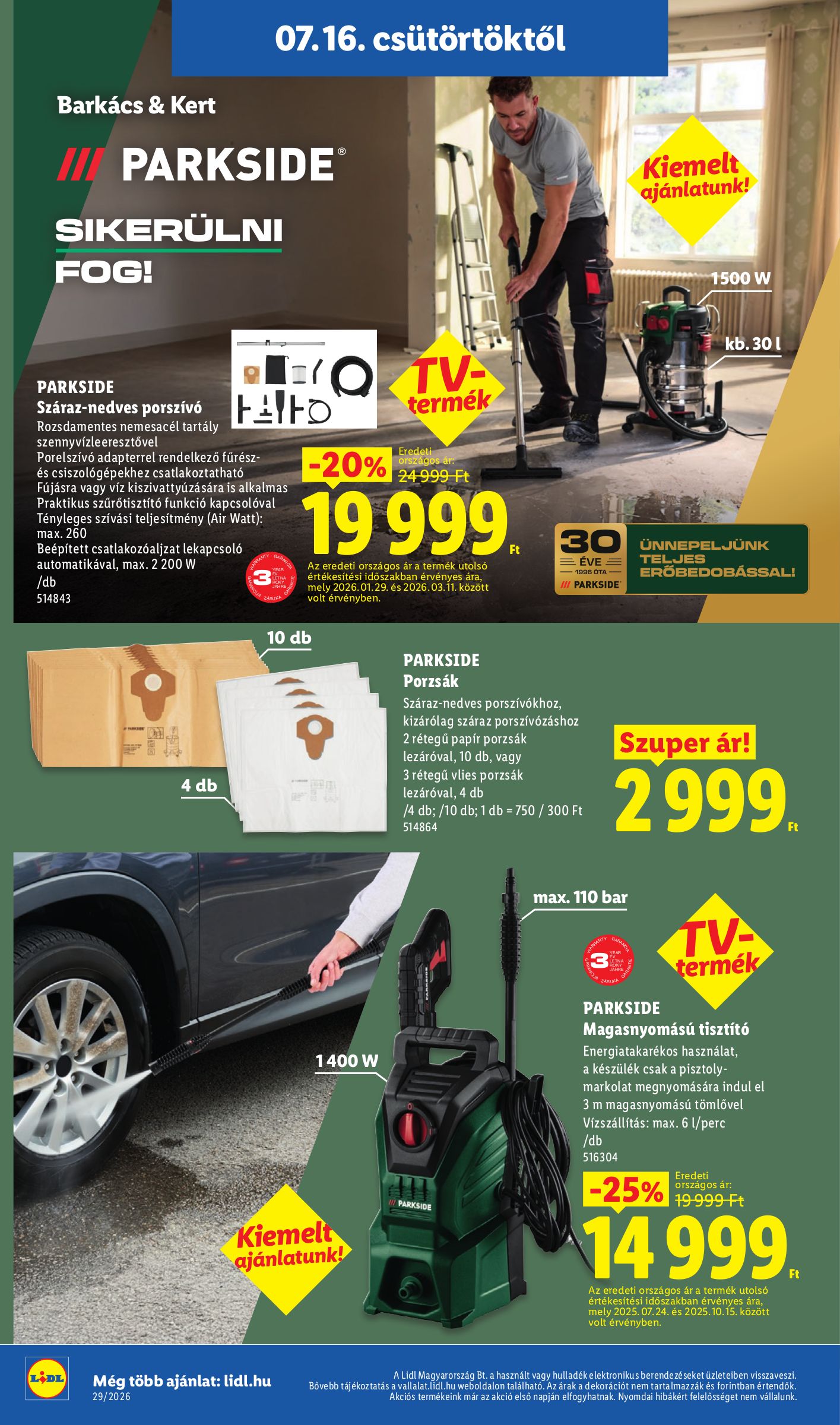 lidl - Lidl hirdetmény a következő hétre csütörtöktől 2026.07.16.-tól szerdától 2026.07.22.-ig - page: 38