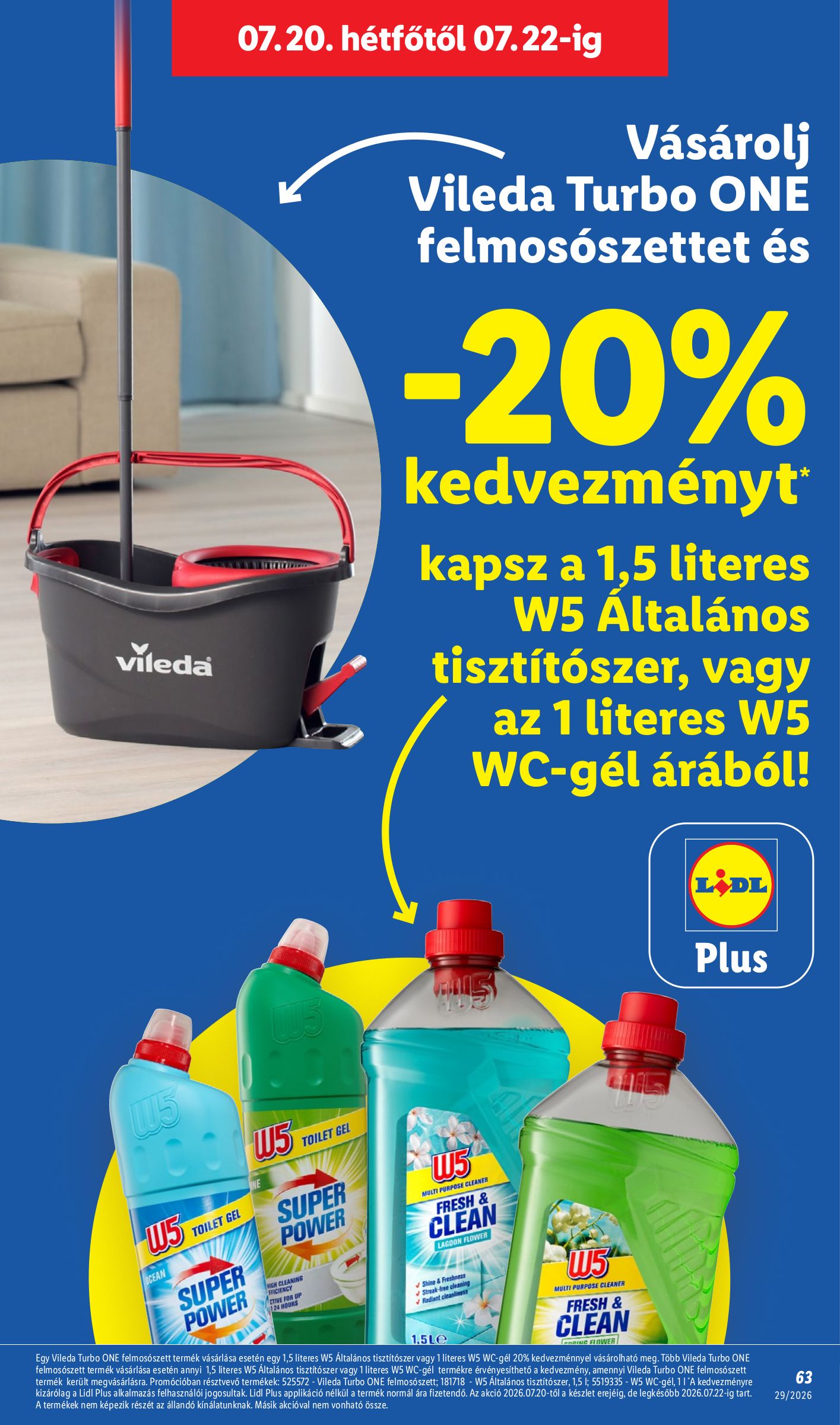 lidl - Lidl hirdetmény a következő hétre csütörtöktől 2026.07.16.-tól szerdától 2026.07.22.-ig - page: 63