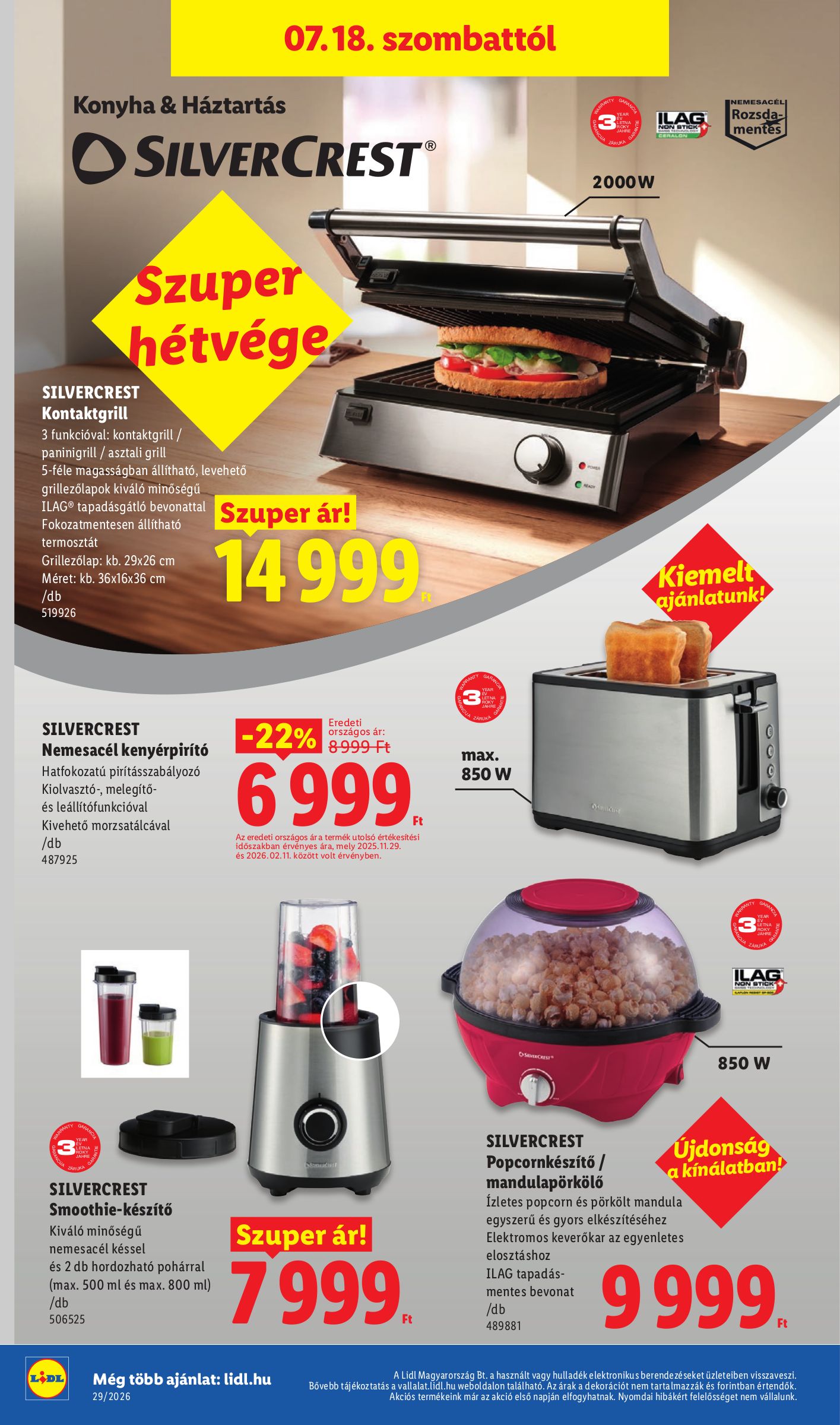 lidl - Lidl hirdetmény a következő hétre csütörtöktől 2026.07.16.-tól szerdától 2026.07.22.-ig - page: 60