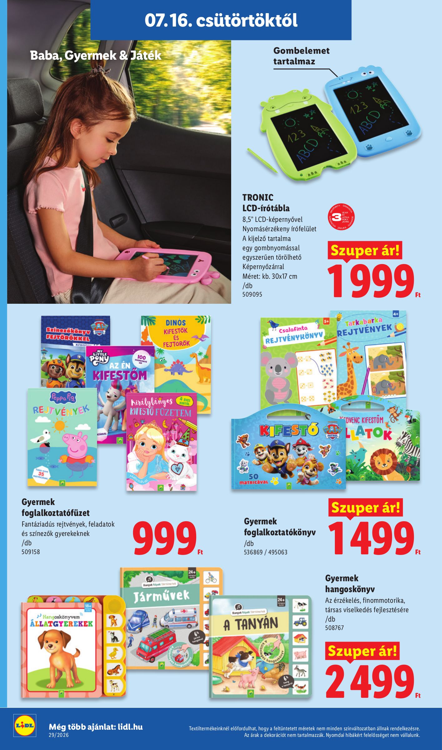 lidl - A jövőbeli Lidl akciós újság csütörtöktől 2026.07.16.-tól szerdától 2026.07.22.-ig érvényes. - page: 46