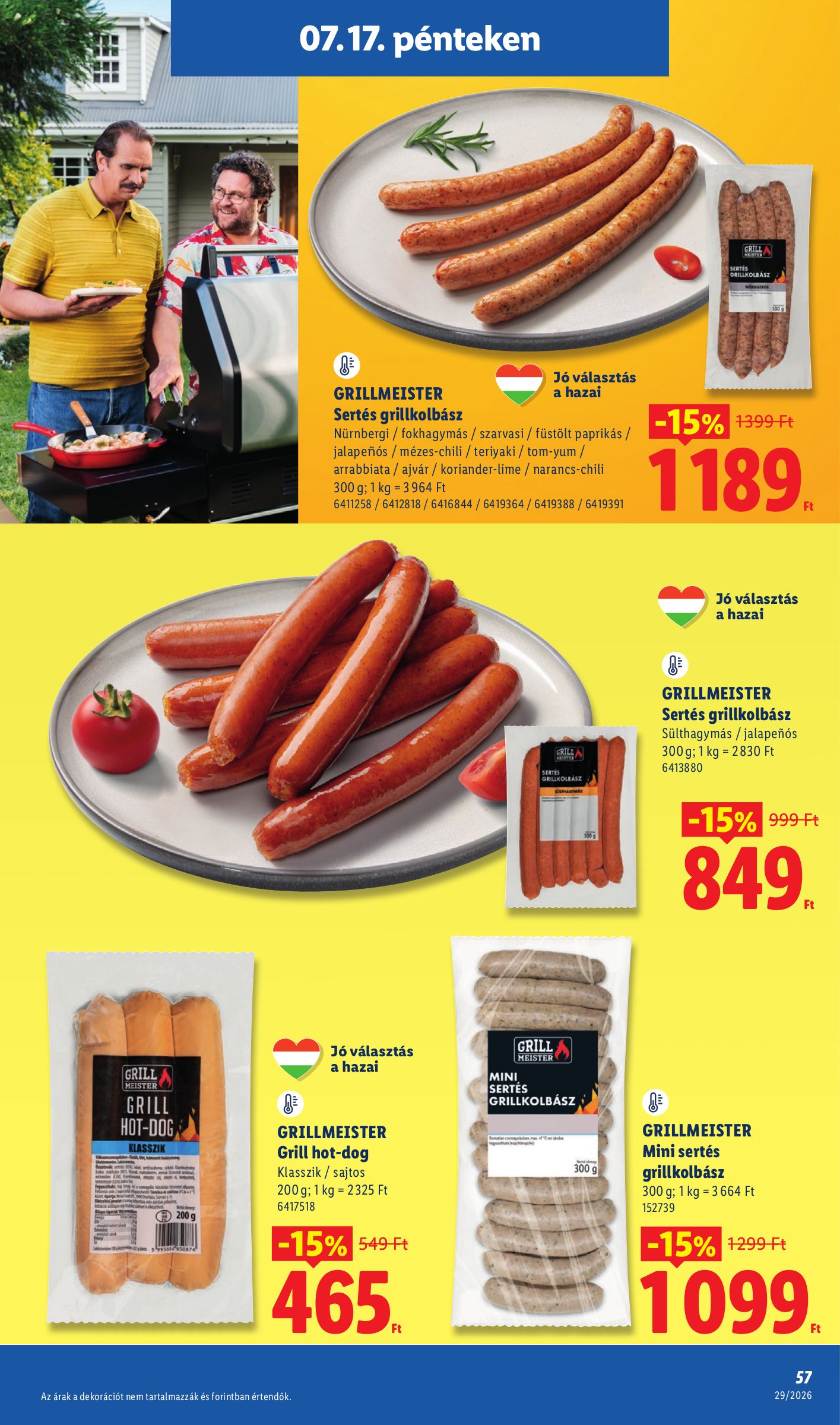 lidl - A jövőbeli Lidl akciós újság csütörtöktől 2026.07.16.-tól szerdától 2026.07.22.-ig érvényes. - page: 57