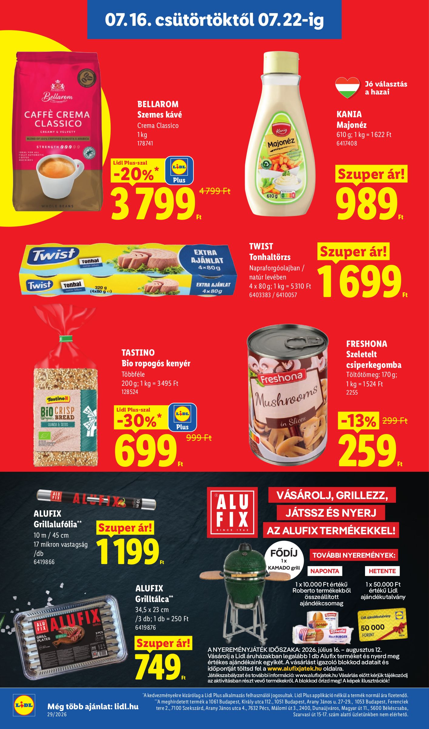 lidl - A jövőbeli Lidl akciós újság csütörtöktől 2026.07.16.-tól szerdától 2026.07.22.-ig érvényes. - page: 18